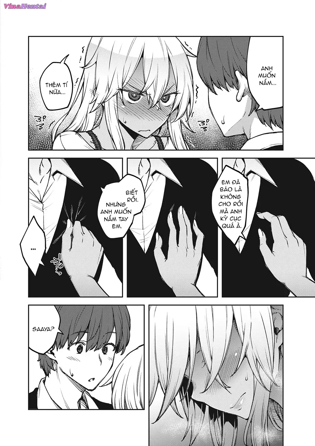 HentaiVN.net - Ảnh 7 - Nắm tay là có bầu [When You Take My Hand in Yours; khi em nắm lấy tay anh] - Ngọc bú đường