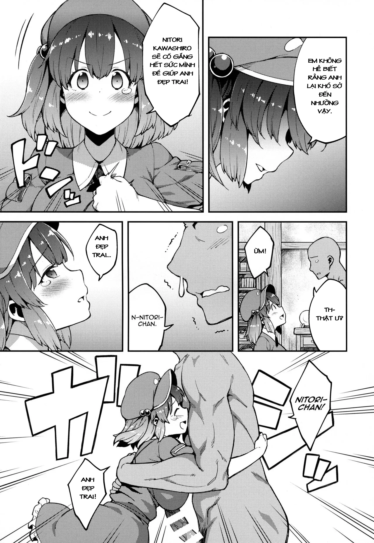 HentaiVN.net - Ảnh 7 - Yoroshiku Nitori-chan (Touhou Project) - Bé cute ngây thơ quá~