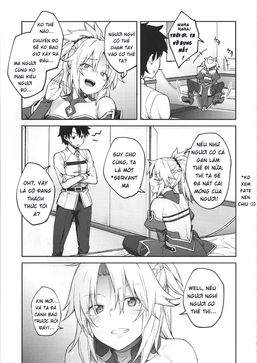 HentaiVN.net - Ảnh 6 - Cuộc Chiến Tình Dục II ♥ (Fate/Grand Order) [Chaldea Life II] - Tomboy Cục súc :V