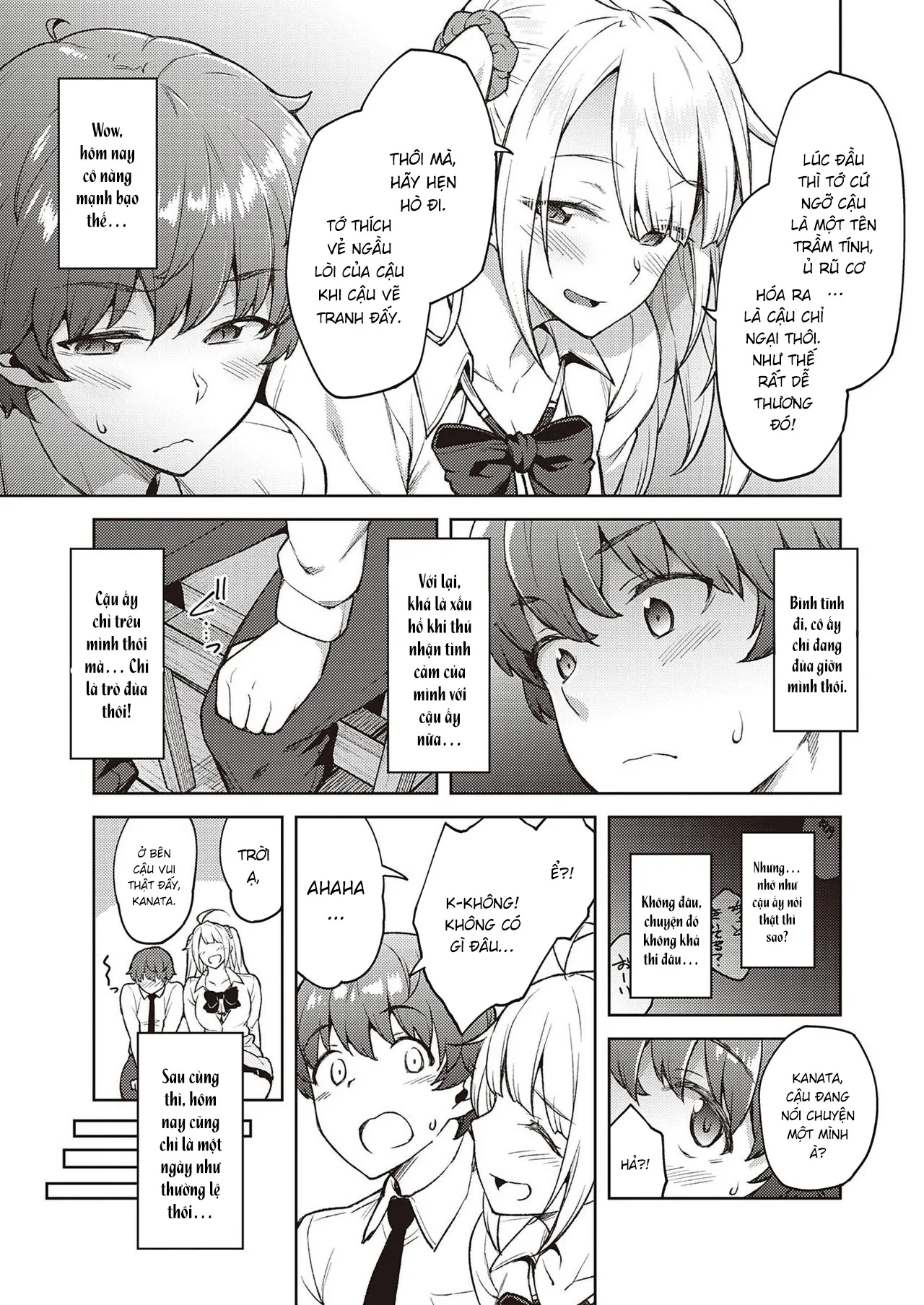 HentaiVN.net - Ảnh 7 - Làm ơn! Đừng trêu tớ nữa mà, Tachibana-san! [Karakawanaide Tachibana-san; Please don't tease me, Tachibana-san] - Oneshot