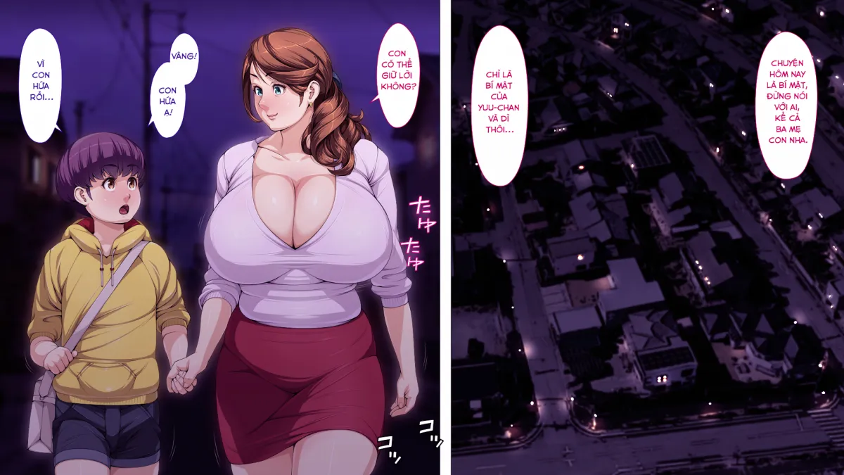 HentaiVN.net - Ảnh 7 - Oba-san to Boku no H na Obenkyou - Chap 12