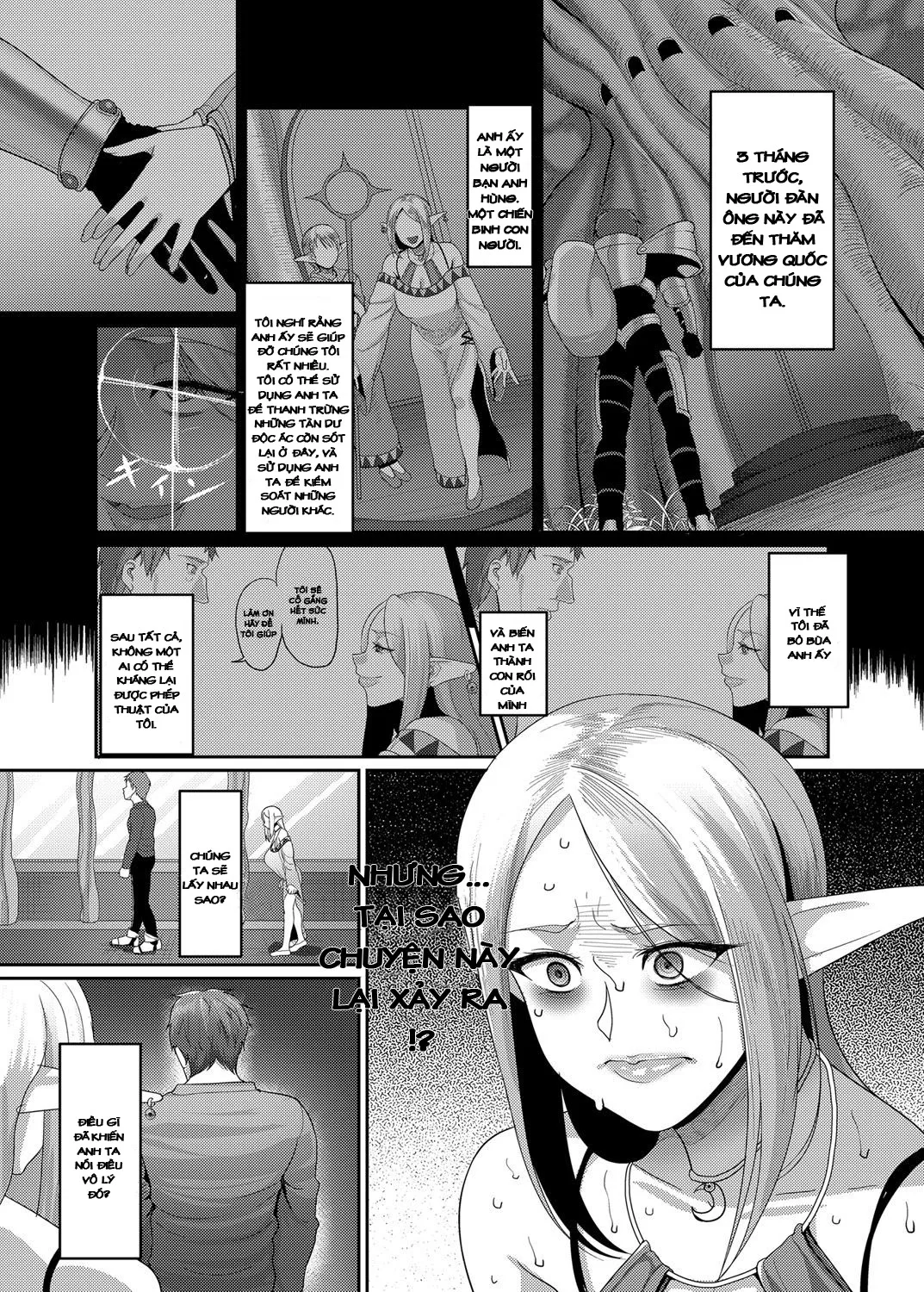 HentaiVN.net - Ảnh 7 - Takabisha Elf Kyousei Konin - Chap 1