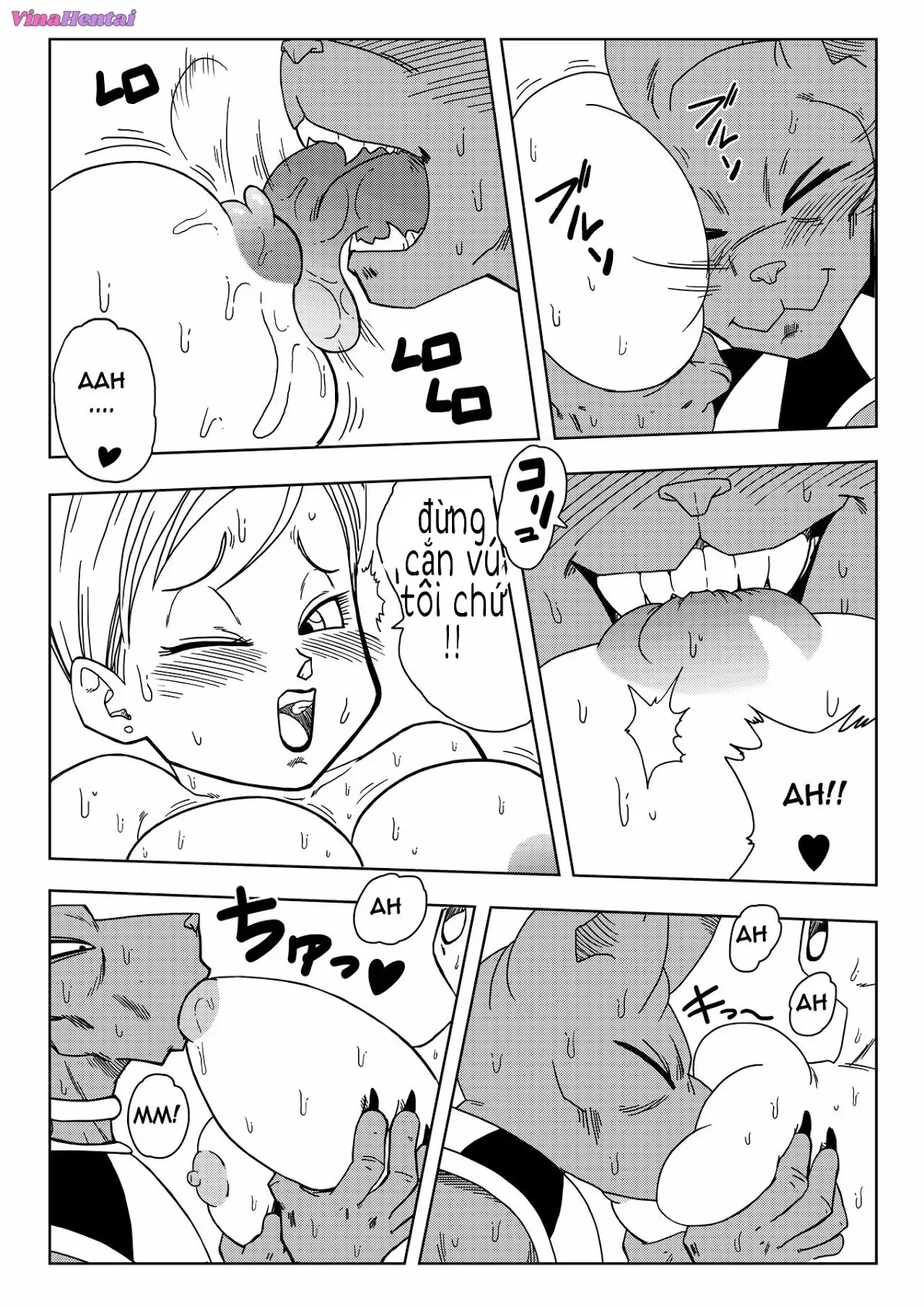 HentaiVN.net - Ảnh 6 - Dagonball (Beerus X Bulma Doujin) [Thần hủy diệt lầy lội] - Oneshot