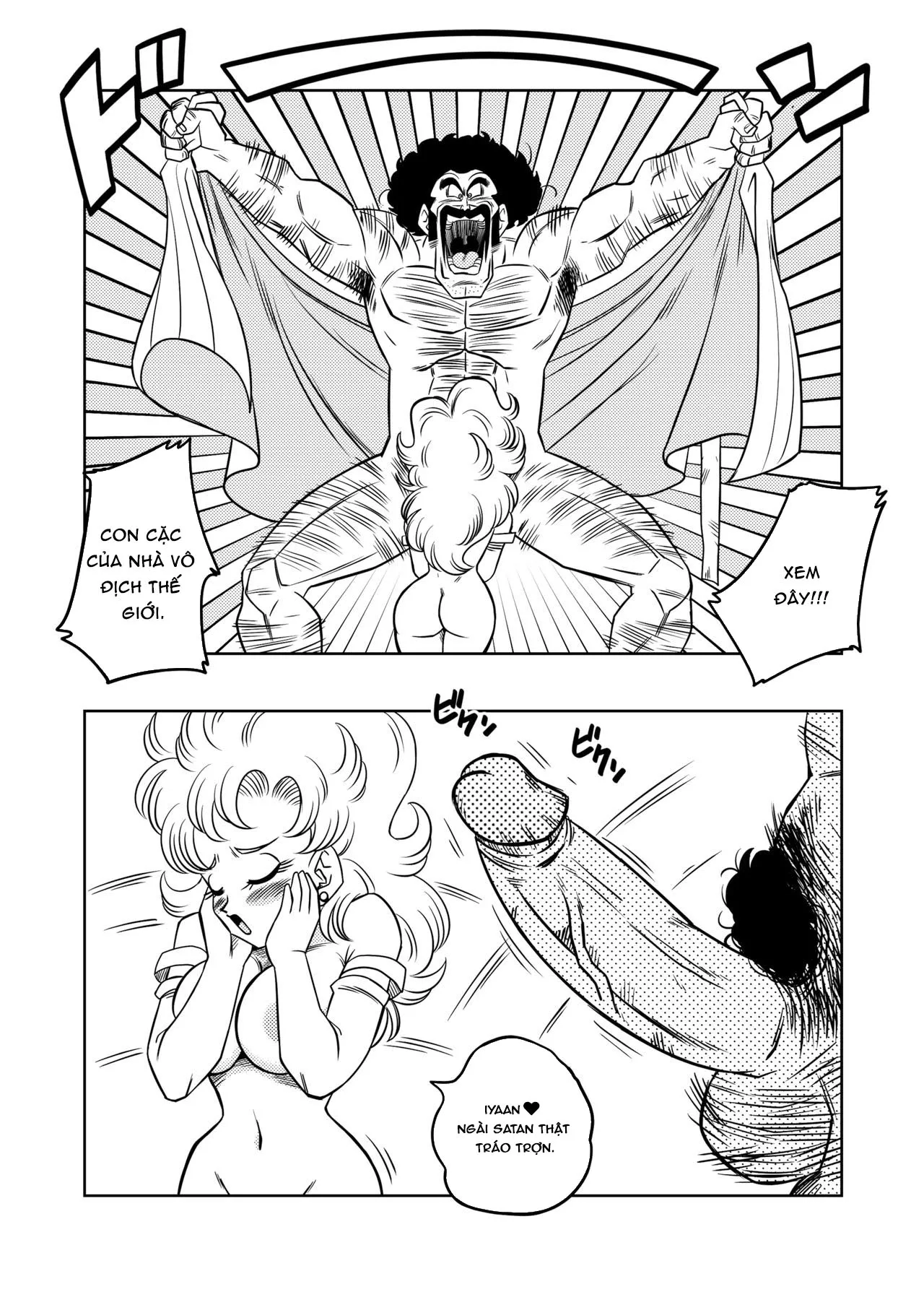 HentaiVN.net - Ảnh 7 - Huấn luyện bí mật của Mr Satan (Dragon Ball Z) [Mr Satan's Secret Training] - Oneshot