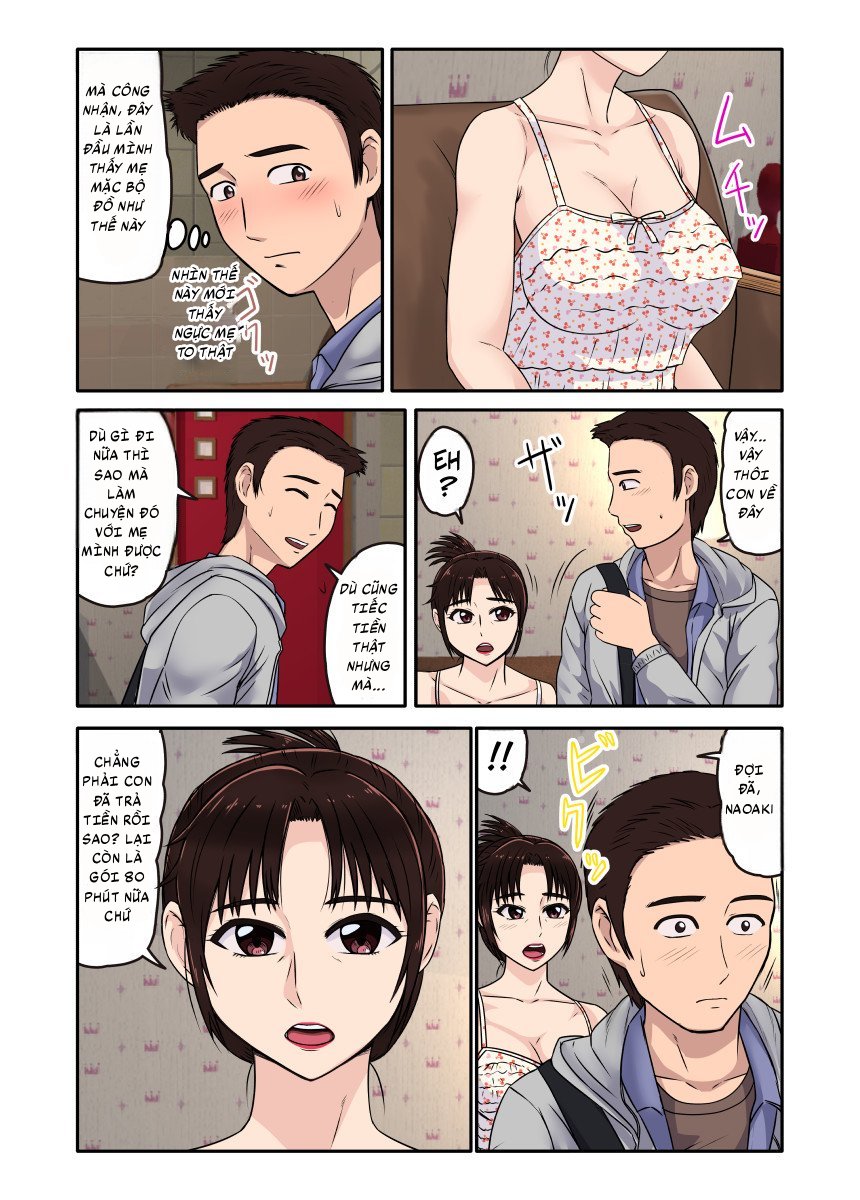 HentaiVN.net - Ảnh 8 - Bị thằng bạn lôi đến tiệm Soapland MILF, ai ngờ người phục vụ lại là mẹ tôi - Oneshot