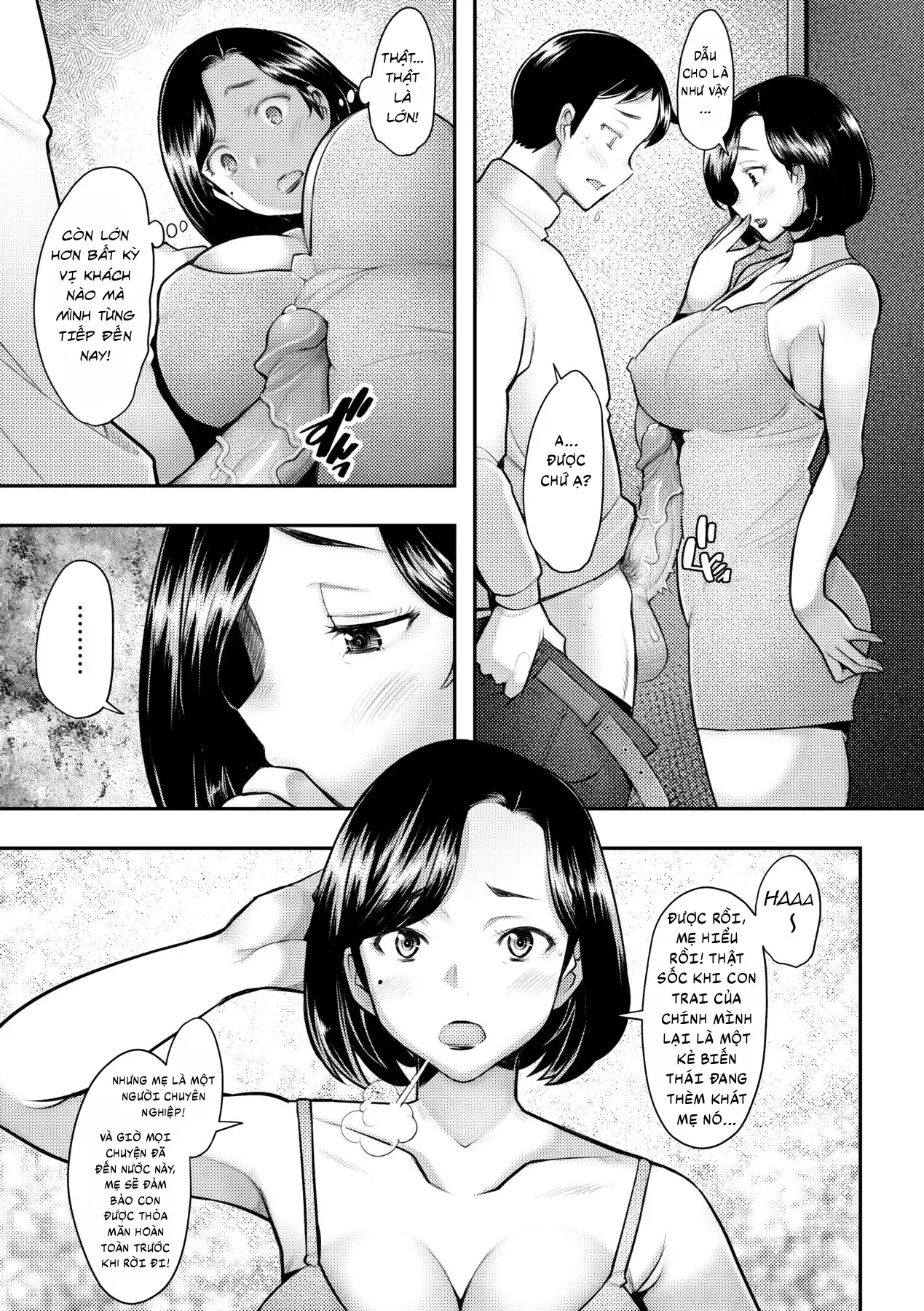HentaiVN.net - Ảnh 8 - Mùi hương xà phòng của mẹ - Oneshot