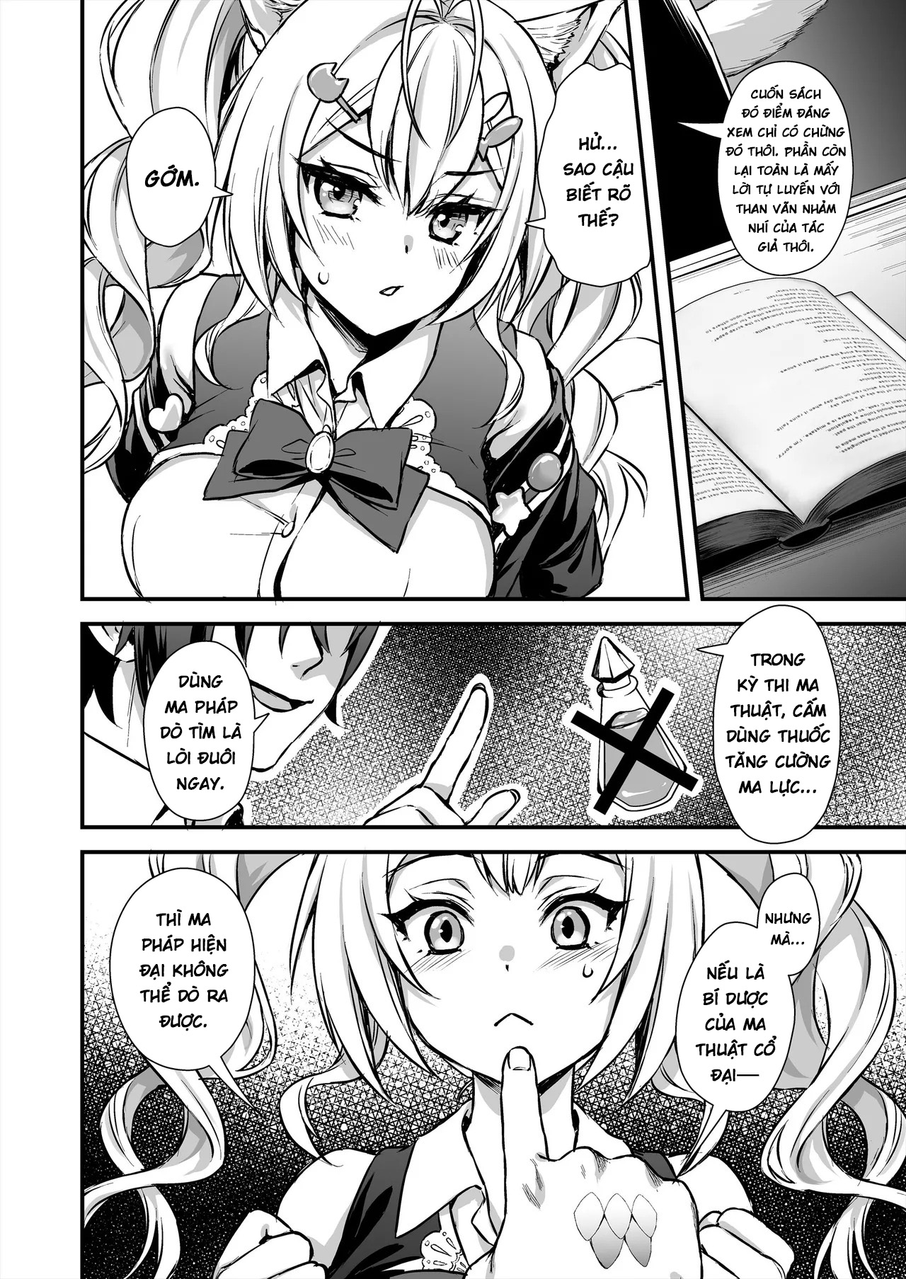 HentaiVN.net - Ảnh 7 - Mahou Gakuen No Ochikobore - Chap 2