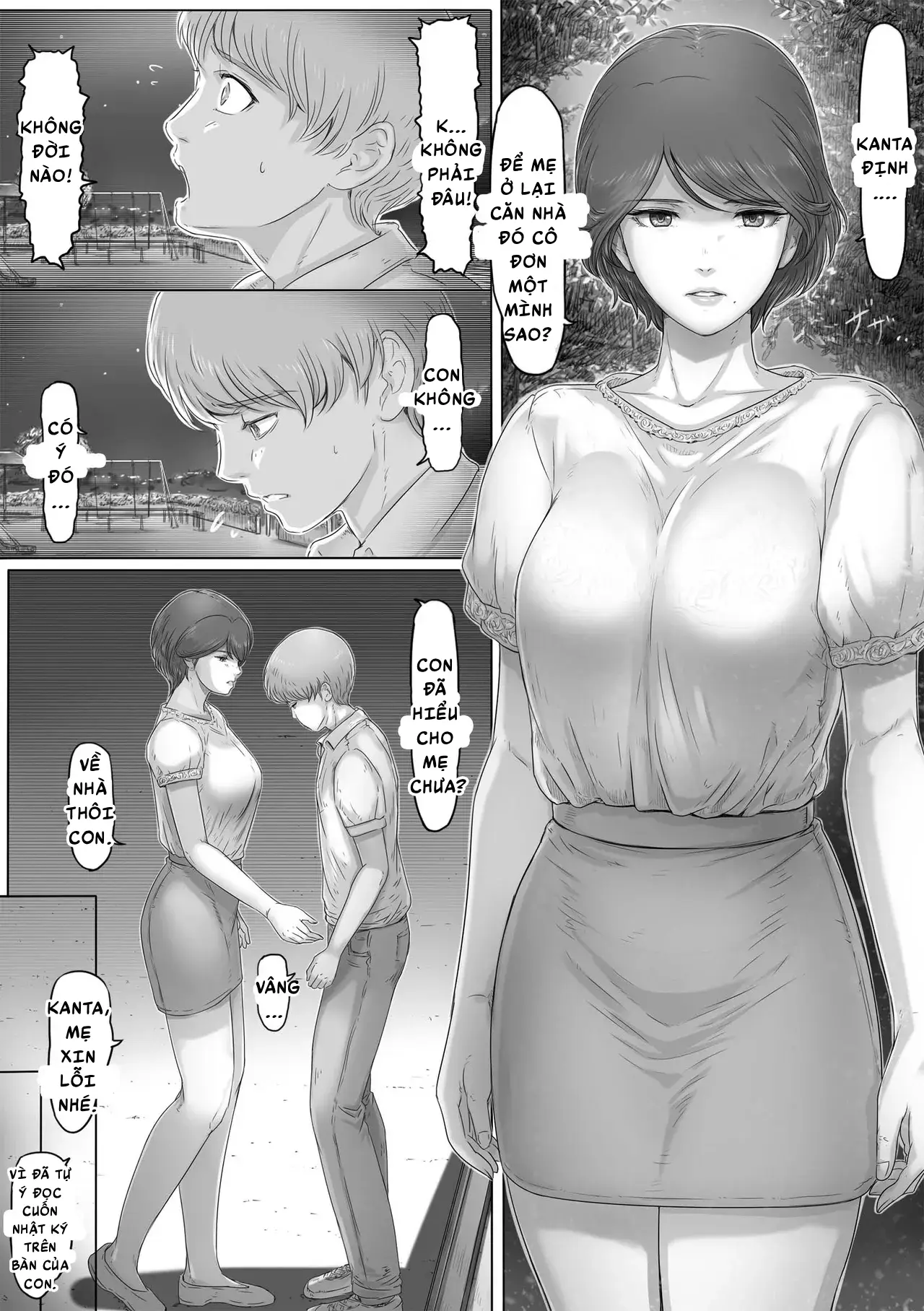 HentaiVN.net - Ảnh 8 - Nếu mẹ nhìn thấy nhật ký của tôi - Oneshot