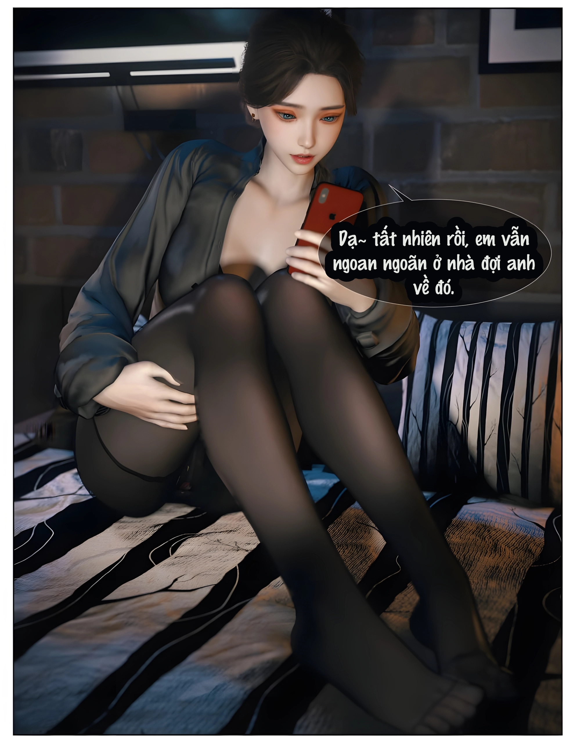 HentaiVN.net - Ảnh 6 - Buổi Học Kèm Đặc Biệt Của Cô Vợ Lâm Duệ - Chương 1 lỗi thứ tự ảnh