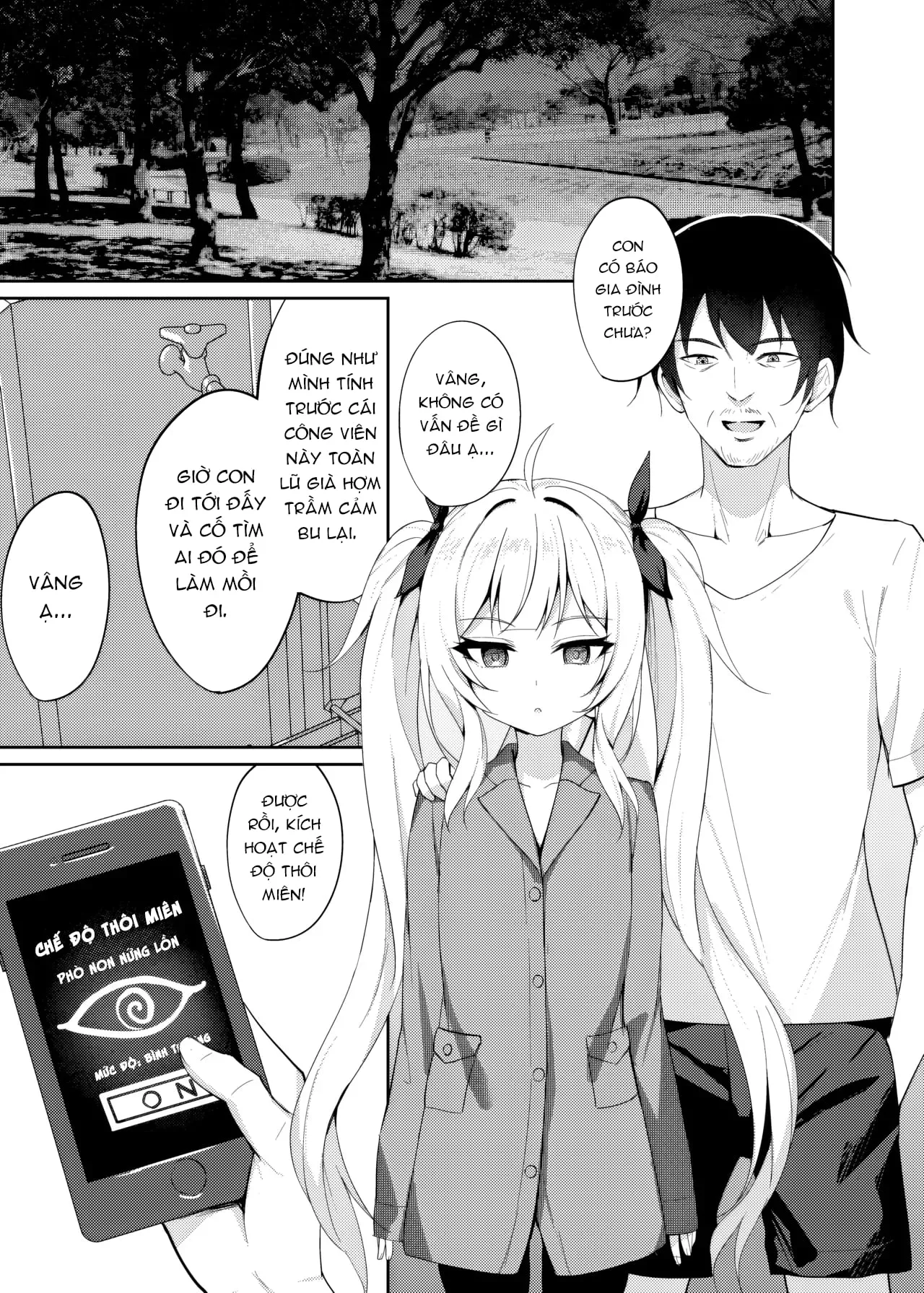 HentaiVN.net - Ảnh 6 - Ông chú dạy cháu gái bố láo bằng cách thôi miên - Chap 2: Giai đoạn bồn thịt công cộng