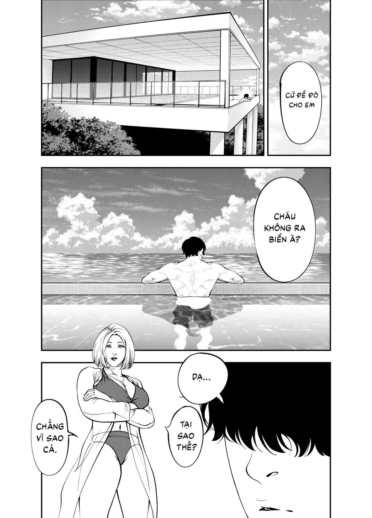 HentaiVN.net - Ảnh 8 - Ở nhà nghỉ bãi biển cùng dì - Oneshot