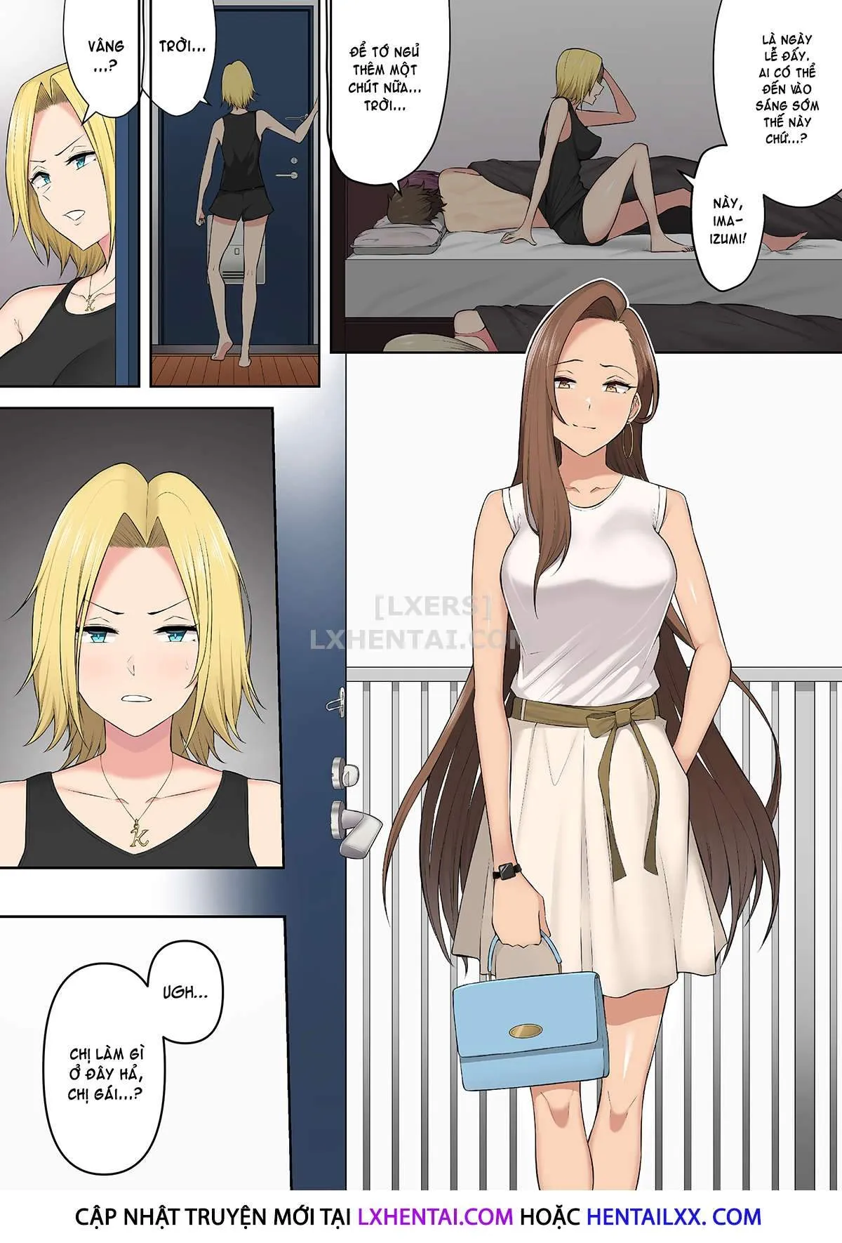 HentaiVN.net - Ảnh 71 - Imaizumi đưa cả bầy Gyaru về nhà mình - Chap 3