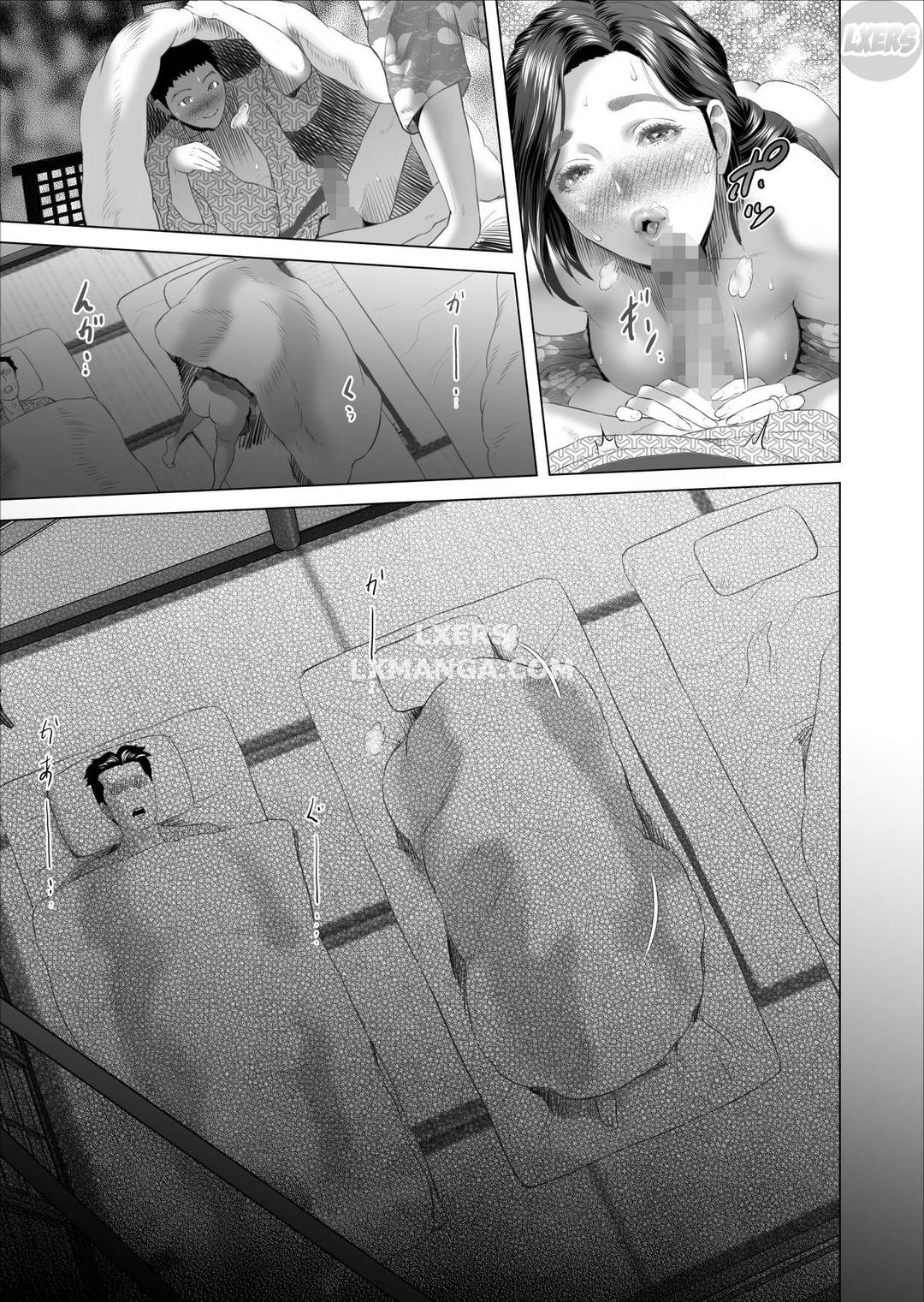 HentaiVN.net - Ảnh 73 - Kinjo Yuuwaku Musuko ni Otto no Soba de Dakareru Haha Hen - Chap 2