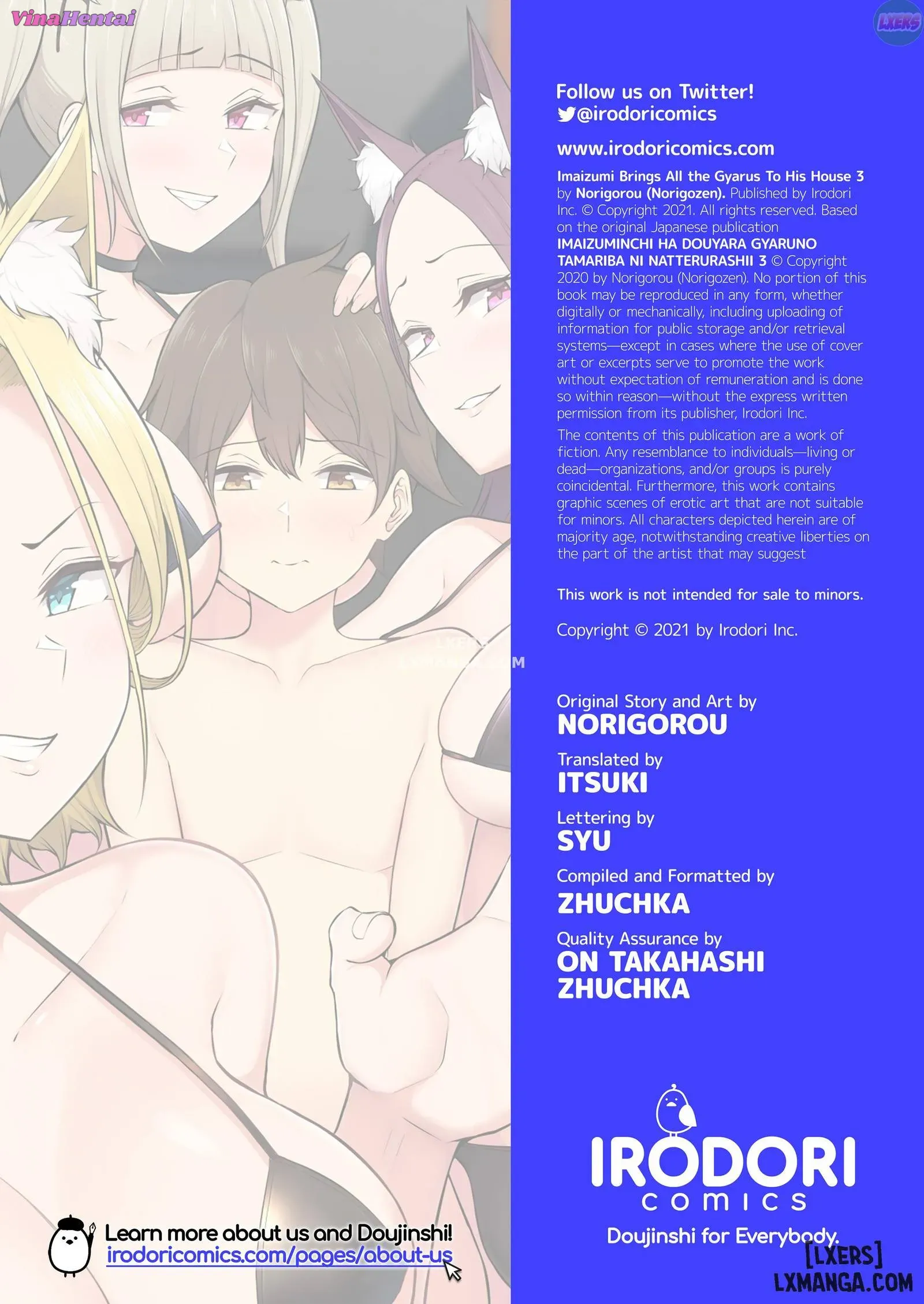 HentaiVN.net - Ảnh 74 - Imaizumi đưa cả bầy Gyaru về nhà mình - Chapter 3