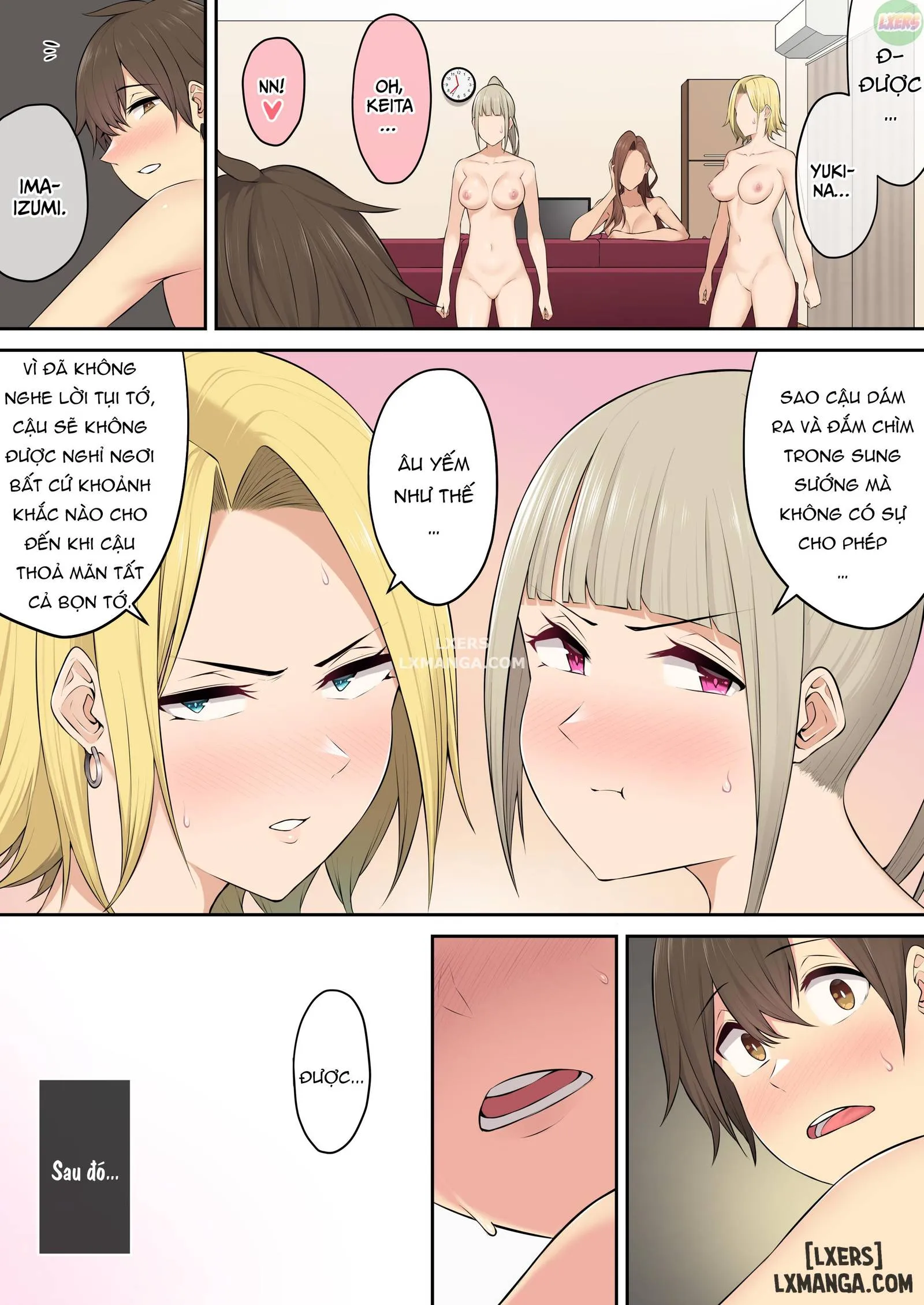 HentaiVN.net - Ảnh 75 - Imaizumi đưa cả bầy Gyaru về nhà mình - Chapter 4