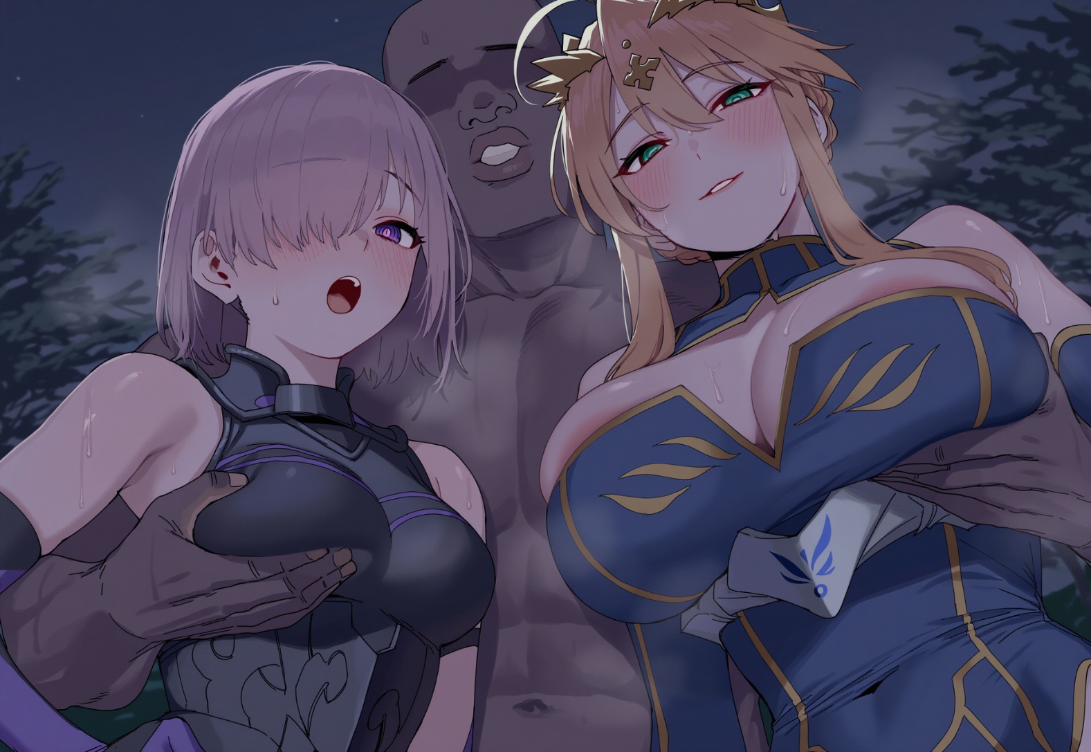 HentaiVN.net - Ảnh 78 - Tổng hợp NTR của tác giả Unknownn - [FGO] Mash X Artoria 1
