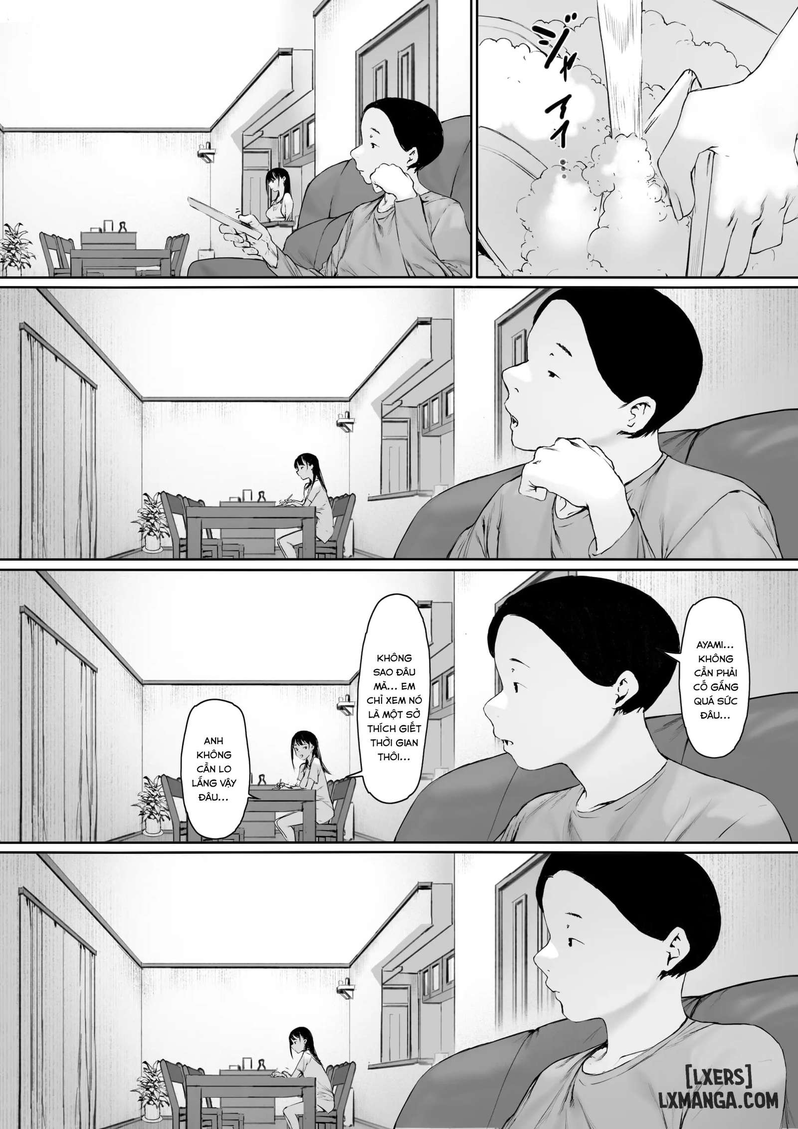 HentaiVN.net - Ảnh 77 - 3. Ánh nhìn của bố chồng 3 - Oneshot