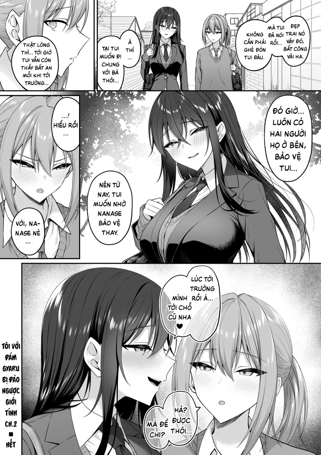 HentaiVN.net - Ảnh 79 - Tôi với đám gyaru bị đảo ngược giới tính - Chương 2: Tấm chiếu rách và tấm chiếu mới