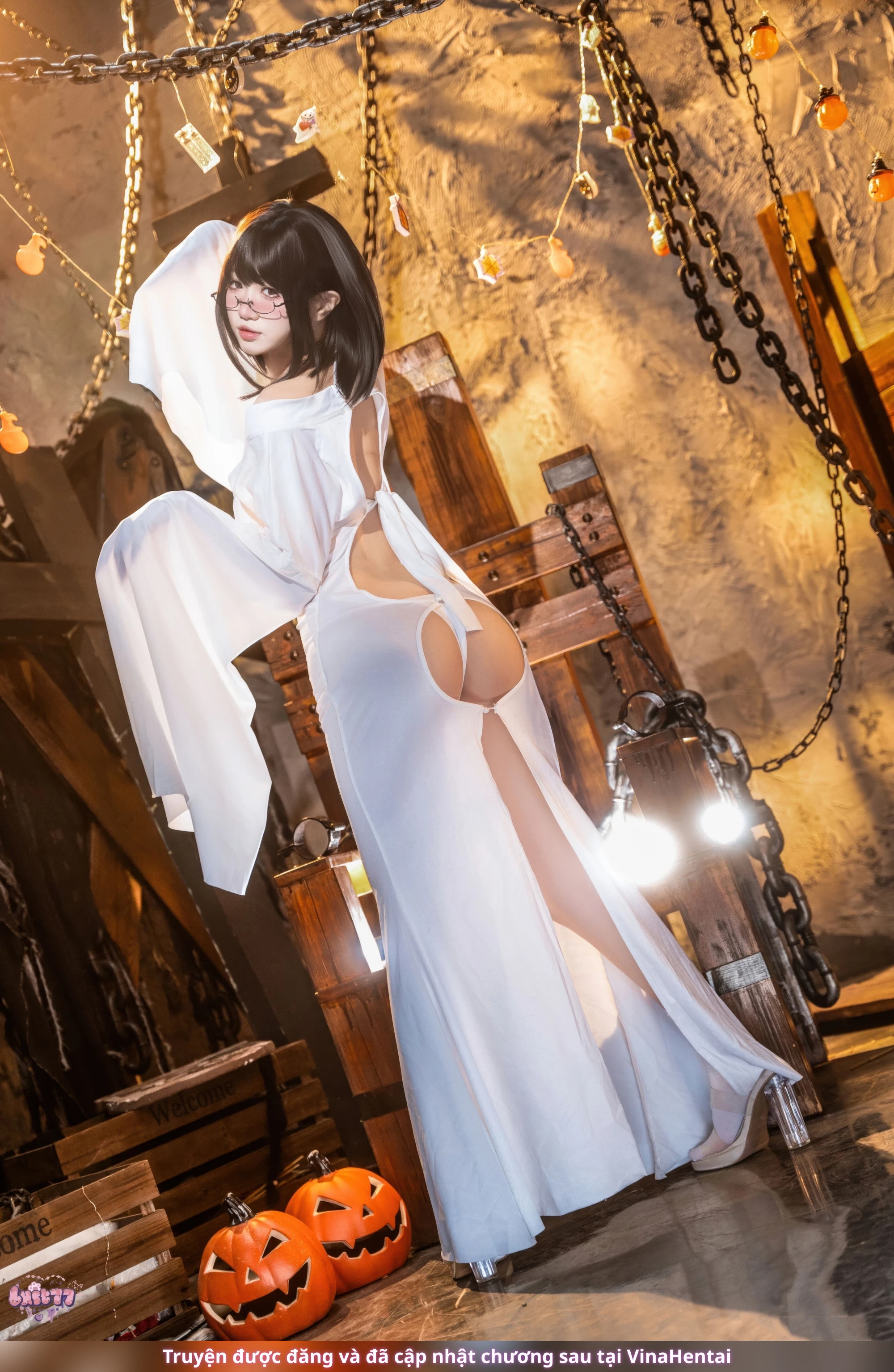 HentaiVN.net - Ảnh 78 - Thất Thất phải ngoan nhé: Cô nàng hồn ma - Oneshot