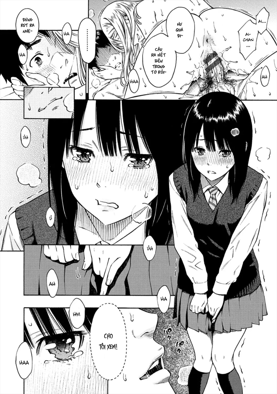 HentaiVN.net - Ảnh 8 - Đến nhà CHƠI bạn gái, tôi CHƠI luôn em bạn gái - Oneshot
