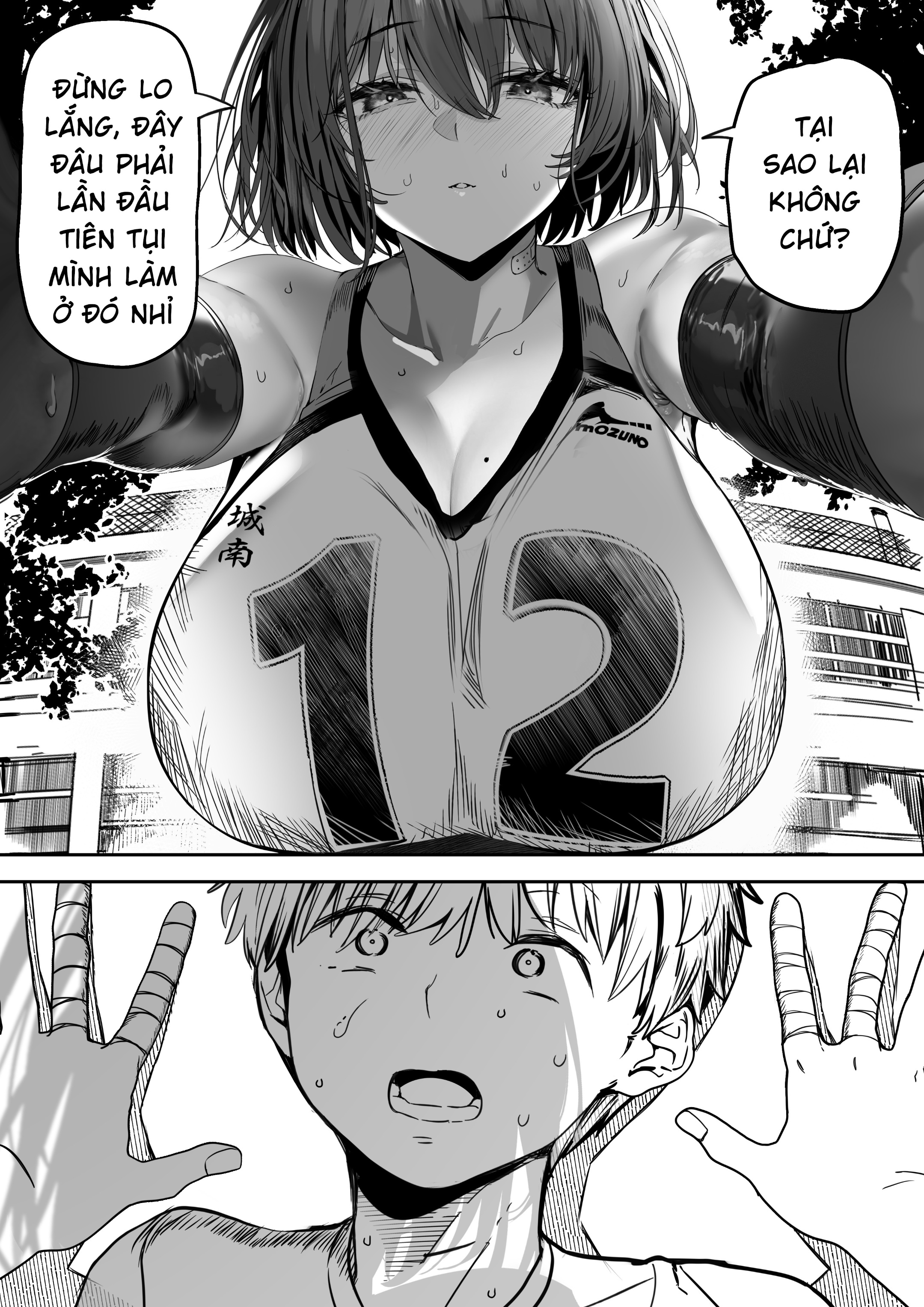 HentaiVN.net - Ảnh 8 - Koushinchou Volley-bu no Seisokei Kanojo ga Senpai no Mono ni Natte Shimau Ichibushijuu - Chap 2