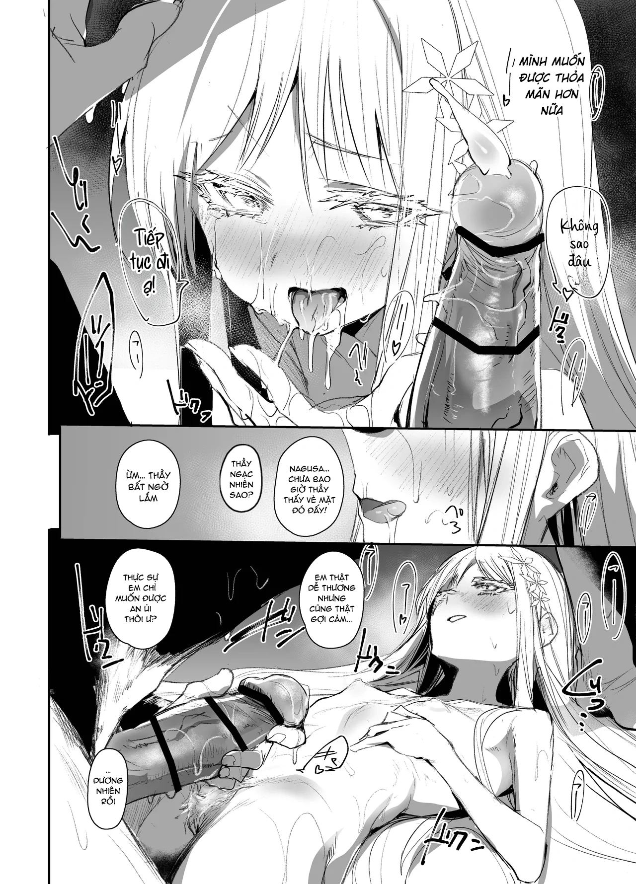 HentaiVN.net - Ảnh 9 - Tuyệt diễm tựa trăm hoa - Goryou Nagusa - One shot khô dái