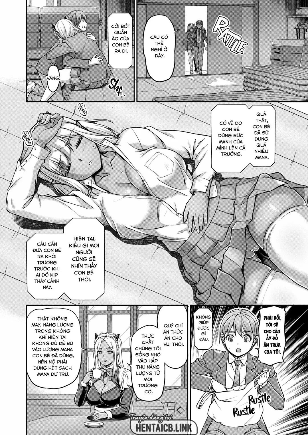 HentaiVN.net - Ảnh 8 - Cuộc sống hàng ngày tại Nữ quái trang viên - Chap 5