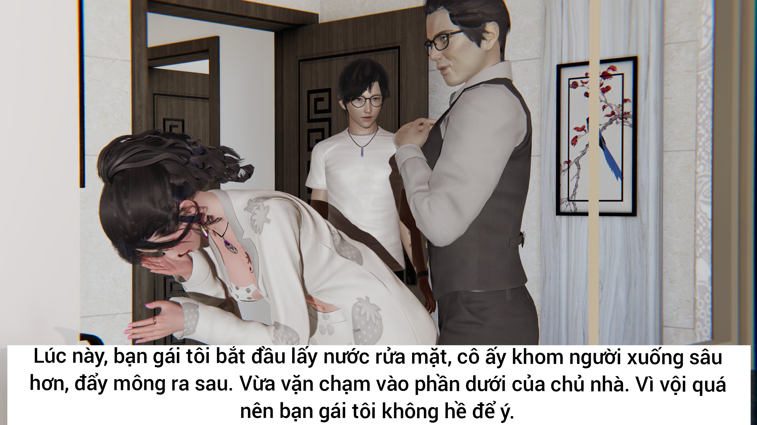 HentaiVN.net - Ảnh 9 - Vạch trần bạn gái Tiểu Nguyệt - Chap3: buổi tụ họp