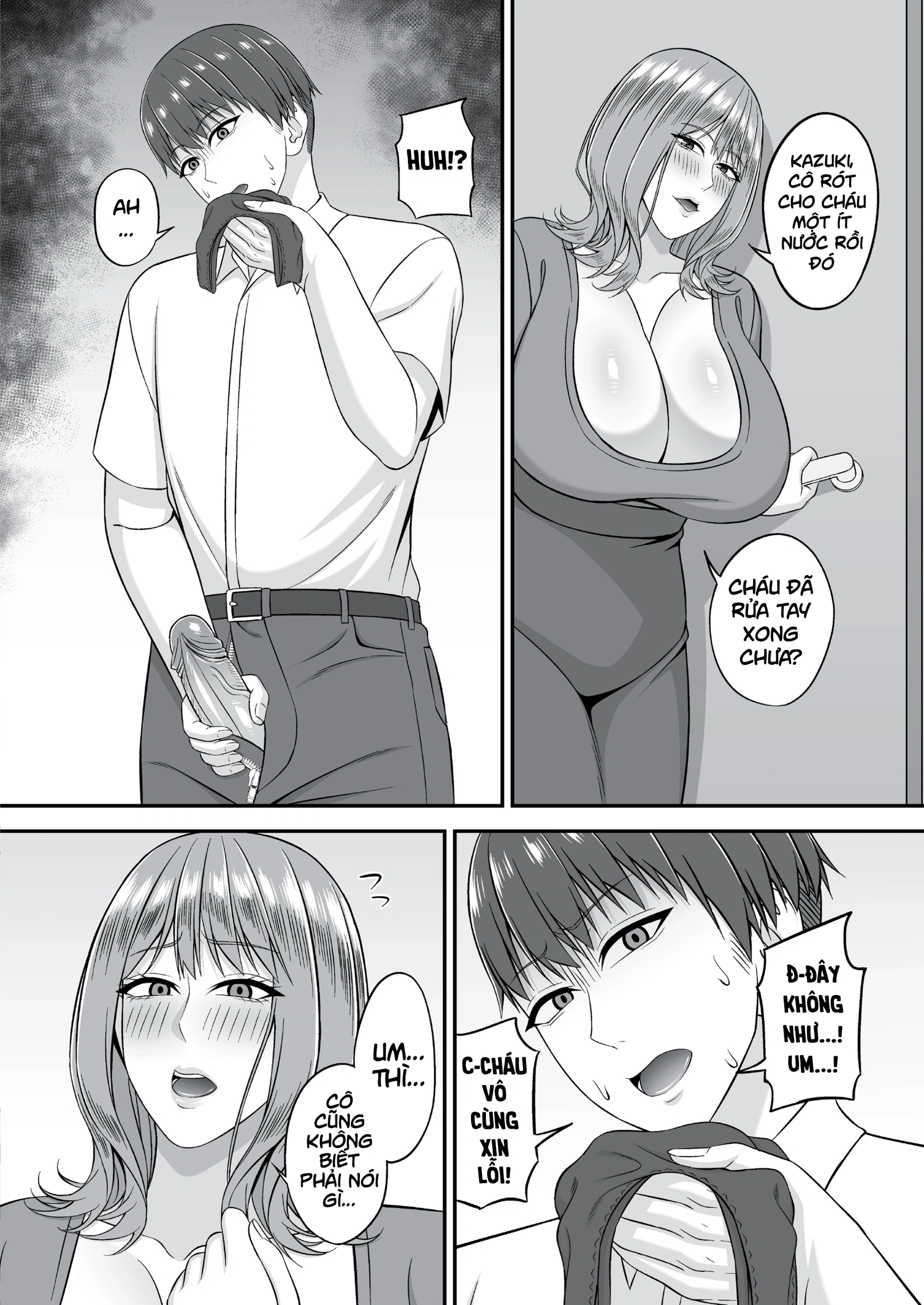 HentaiVN.net - Ảnh 9 - Close Contact With My Friend’s Busty Mom - Oneshot