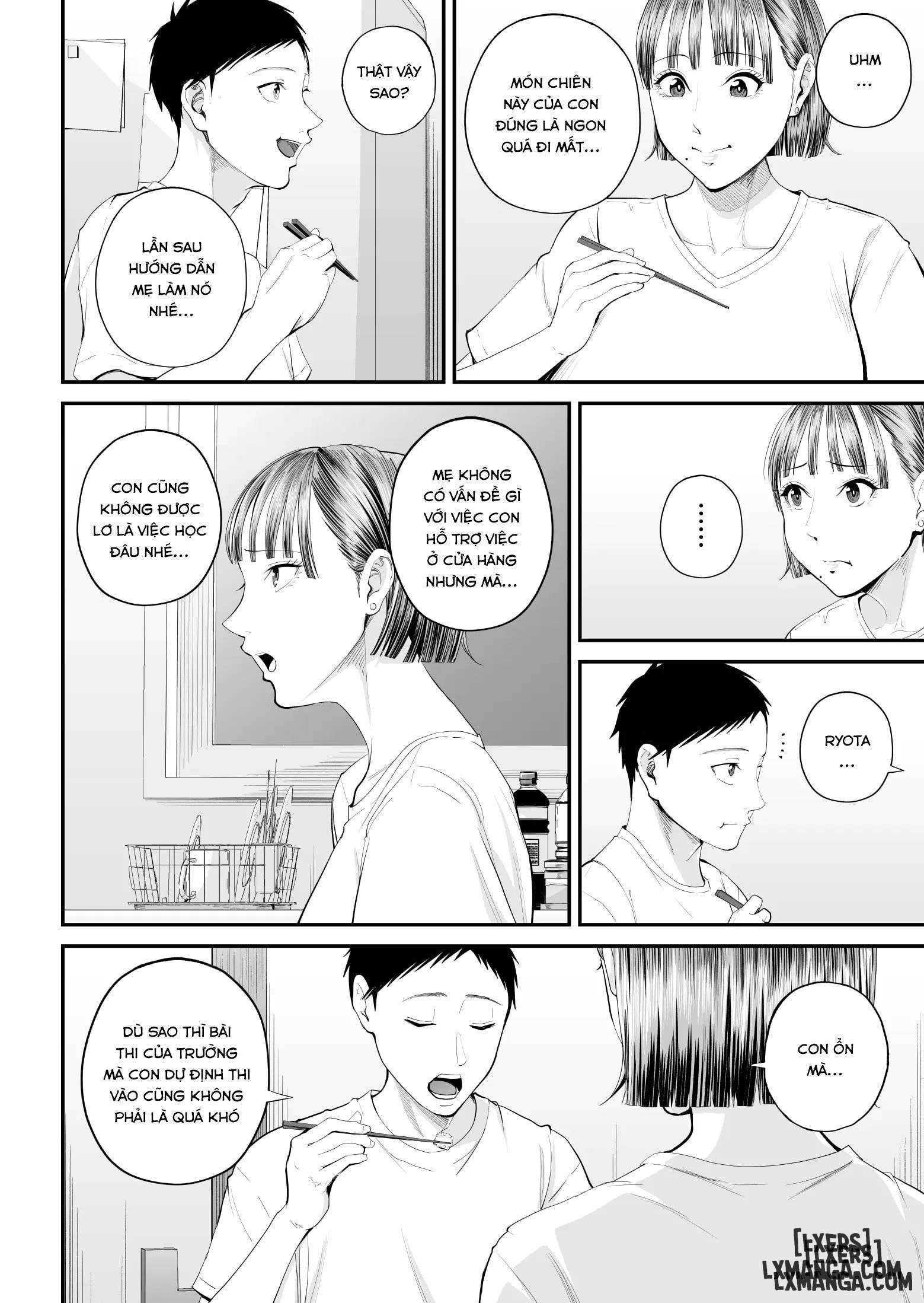 HentaiVN.net - Ảnh 8 - Boshi Jouji ~Daisuki na Okaa-san to Konya Majiwaru - Chap 1