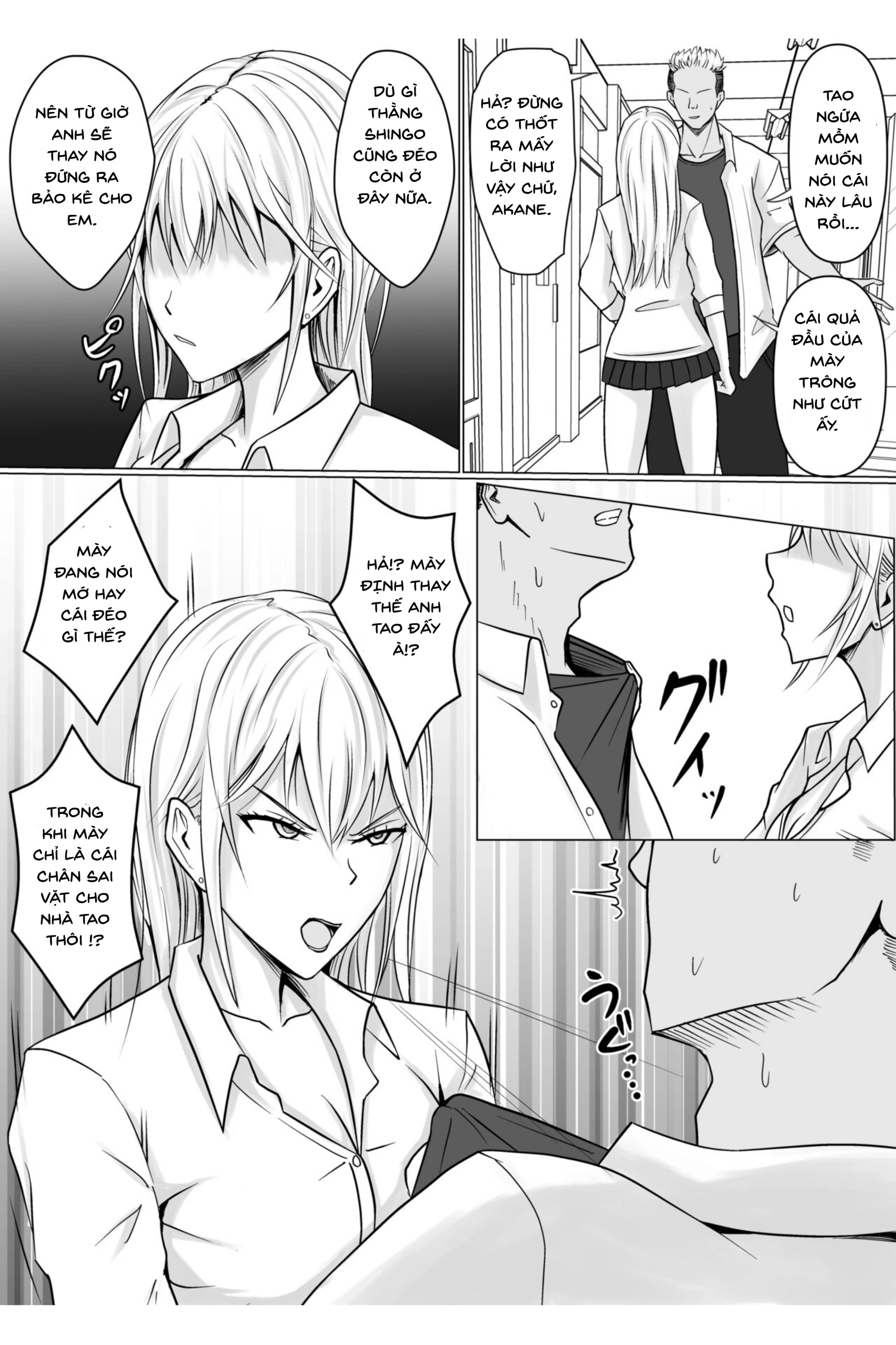HentaiVN.net - Ảnh 9 - Tôi Nhập Hồn Vào Cô Nàng Yankee (Đầu Gấu) Trong Lớp - Chap 1