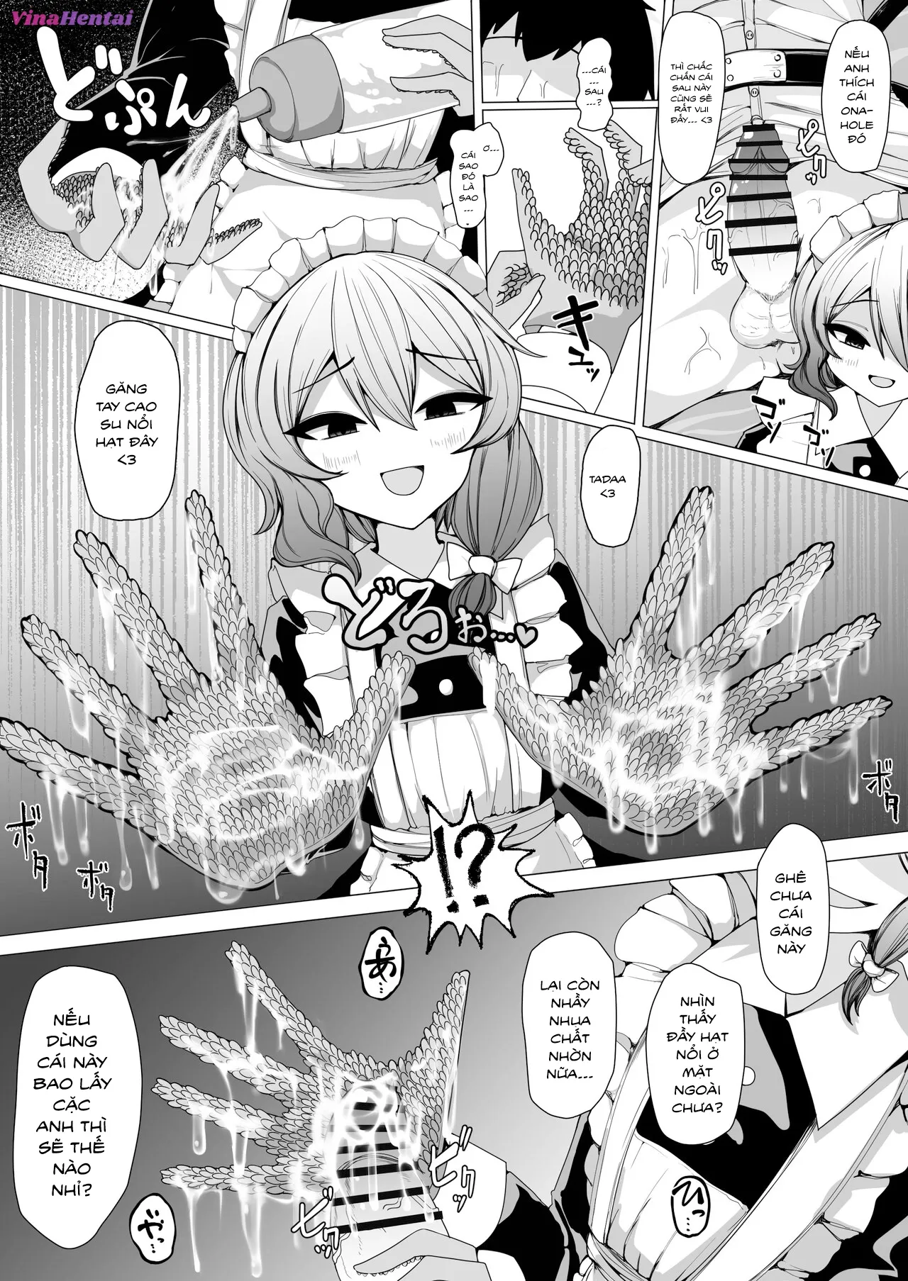 HentaiVN.net - Ảnh 7 - Tôi bị cô hầu gái vắt kiệt cho đến ngất - Oneshot