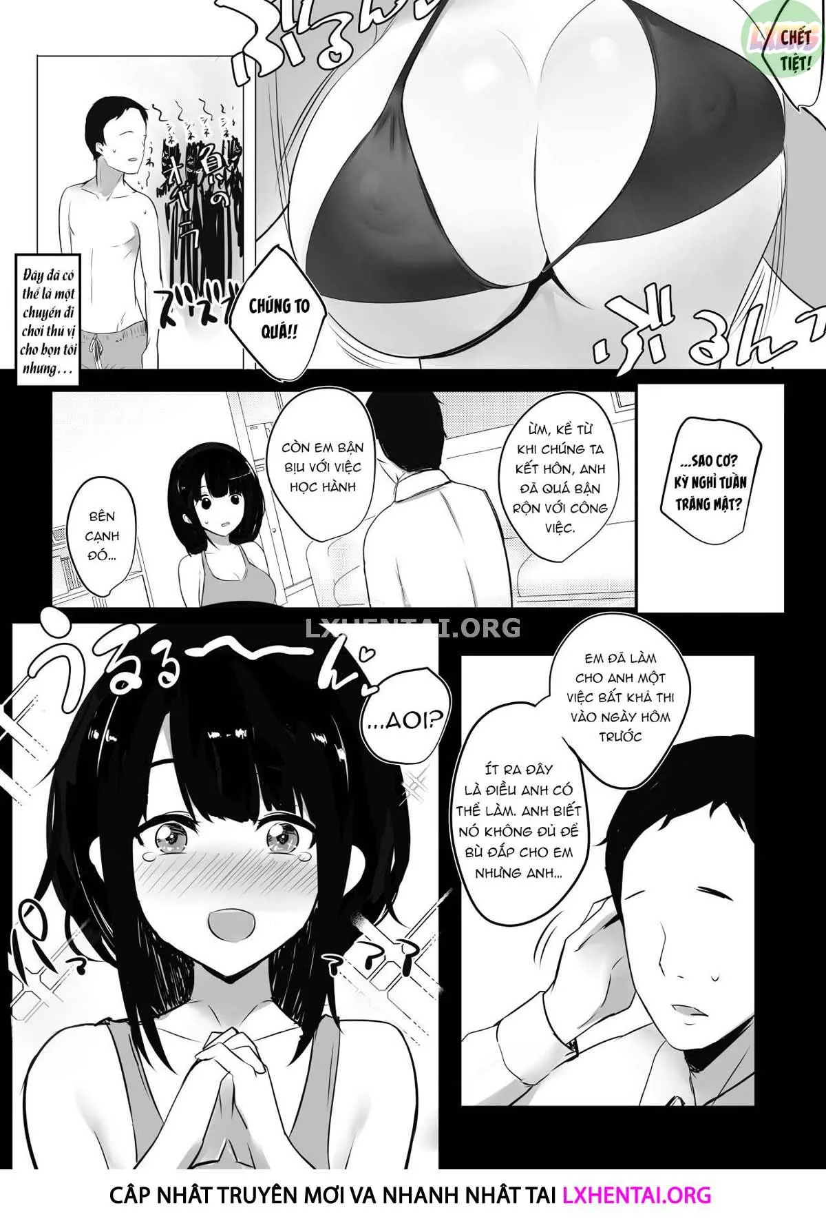 HentaiVN.net - Ảnh 8 - Boku dake ni Amaesasete Kureru Kyonyuu JK Tsuma o Hoka no Otoko ni Dakasete Mita - Chap 2