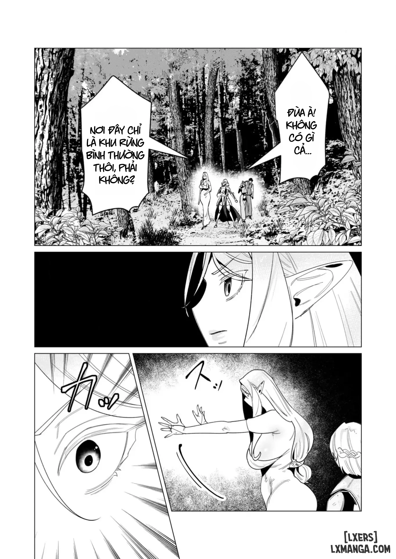 HentaiVN.net - Ảnh 8 - Vị Anh Hùng Muốn “Vợ Người Ta” Làm Phần Thưởng - Chap 15 : Dũng Sĩ và lời nguyền Dark Elf (Phần 2)