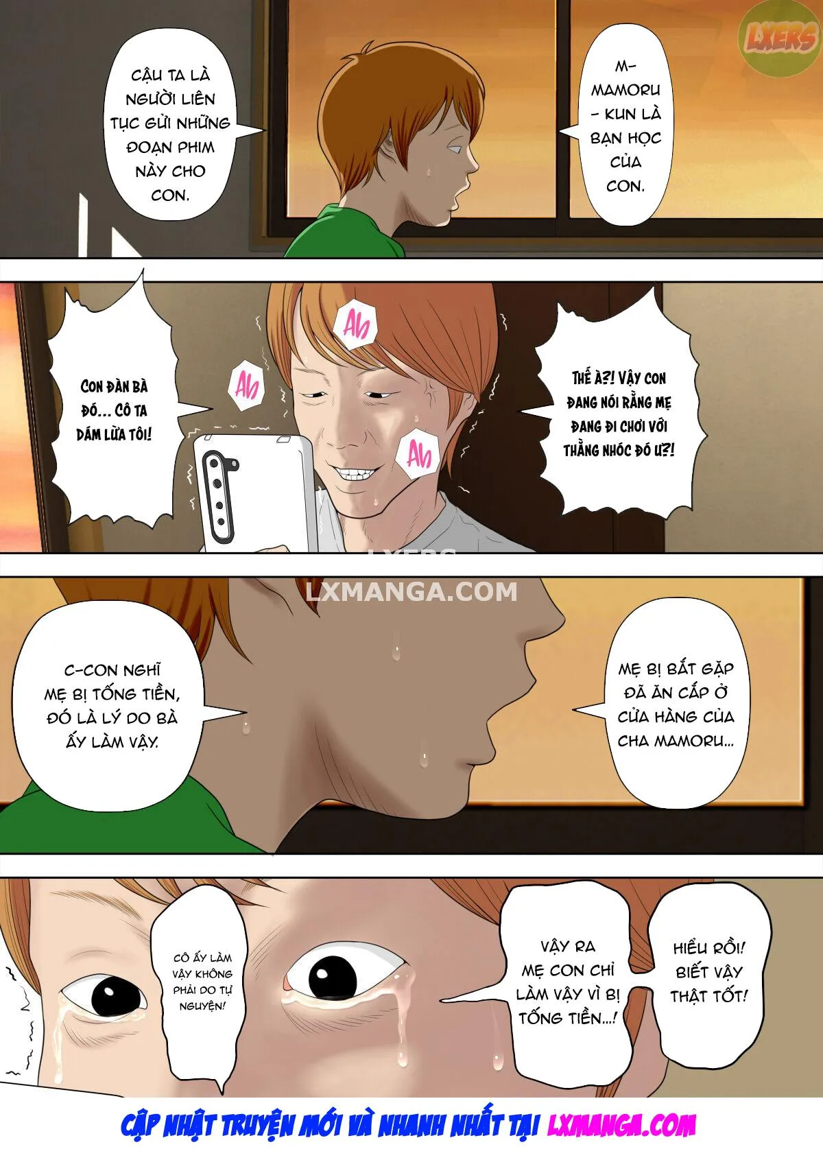 HentaiVN.net - Ảnh 8 - Manbiki Mama to Tencho no Musuko [Shoplifting Mom And Store Manager's Son] - Chap 5