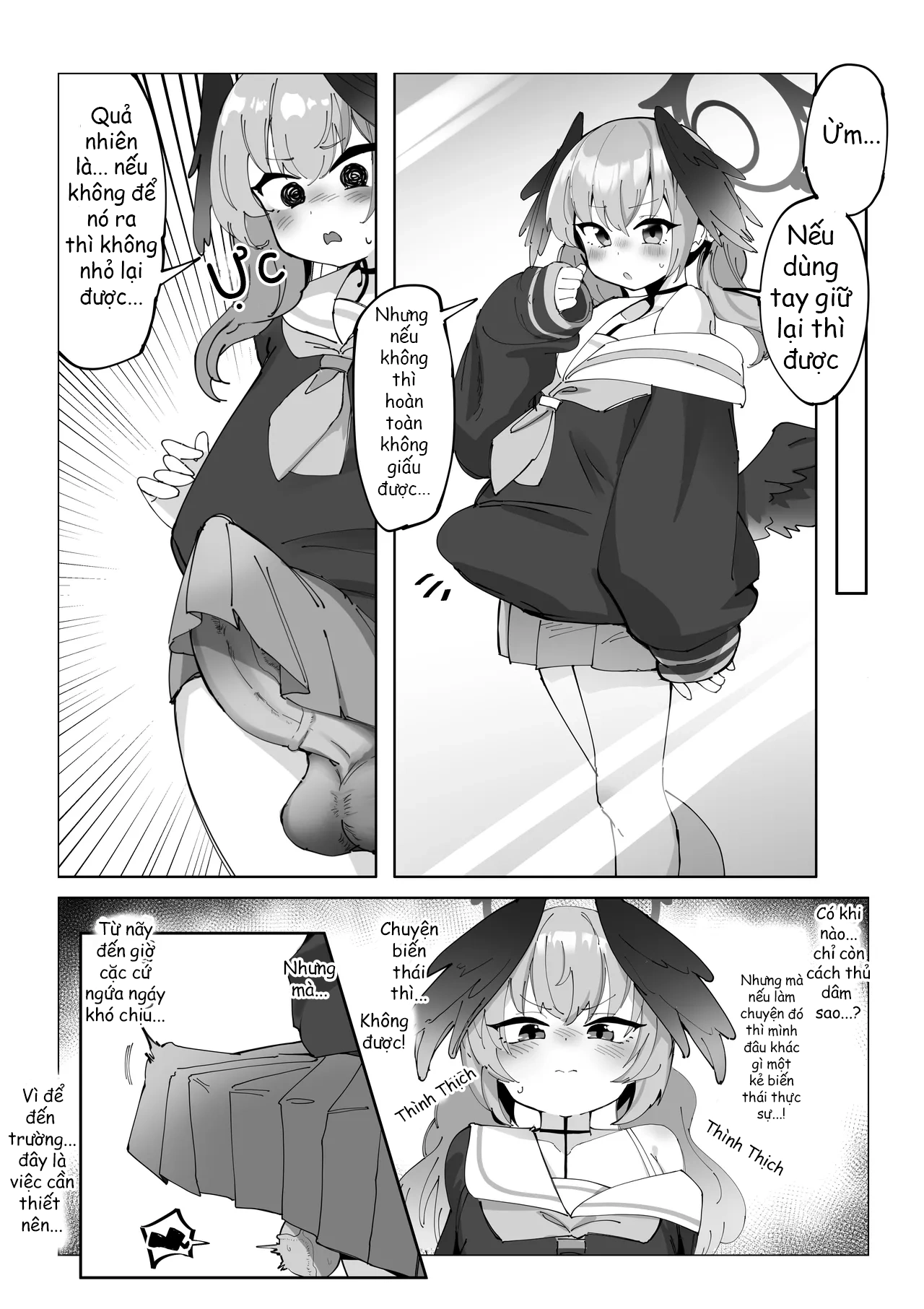 HentaiVN.net - Ảnh 9 - Futanari Koharu-chan vs Hanako-chan Manga - Chap 1