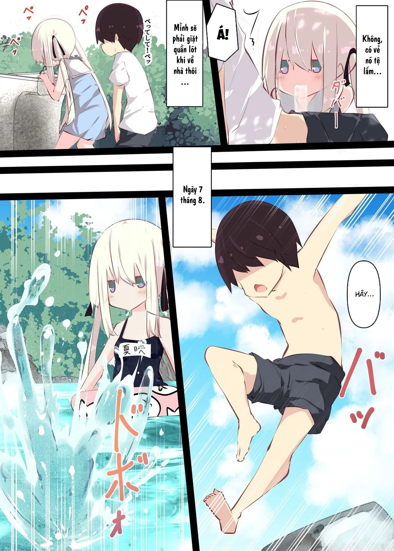 HentaiVN.net - Ảnh 8 - Natsuyasumi dakara Muteikou na Itoko ni Chinko Ireru Hanashi - Chap 3