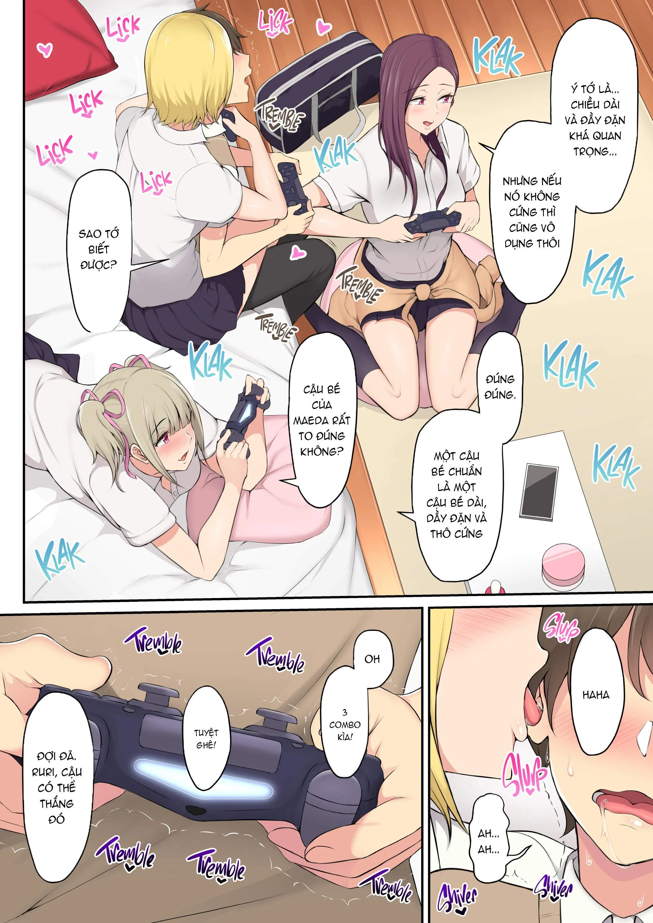 HentaiVN.net - Ảnh 8 - Imaizumi đưa cả bầy Gyaru về nhà mình - Chap 1