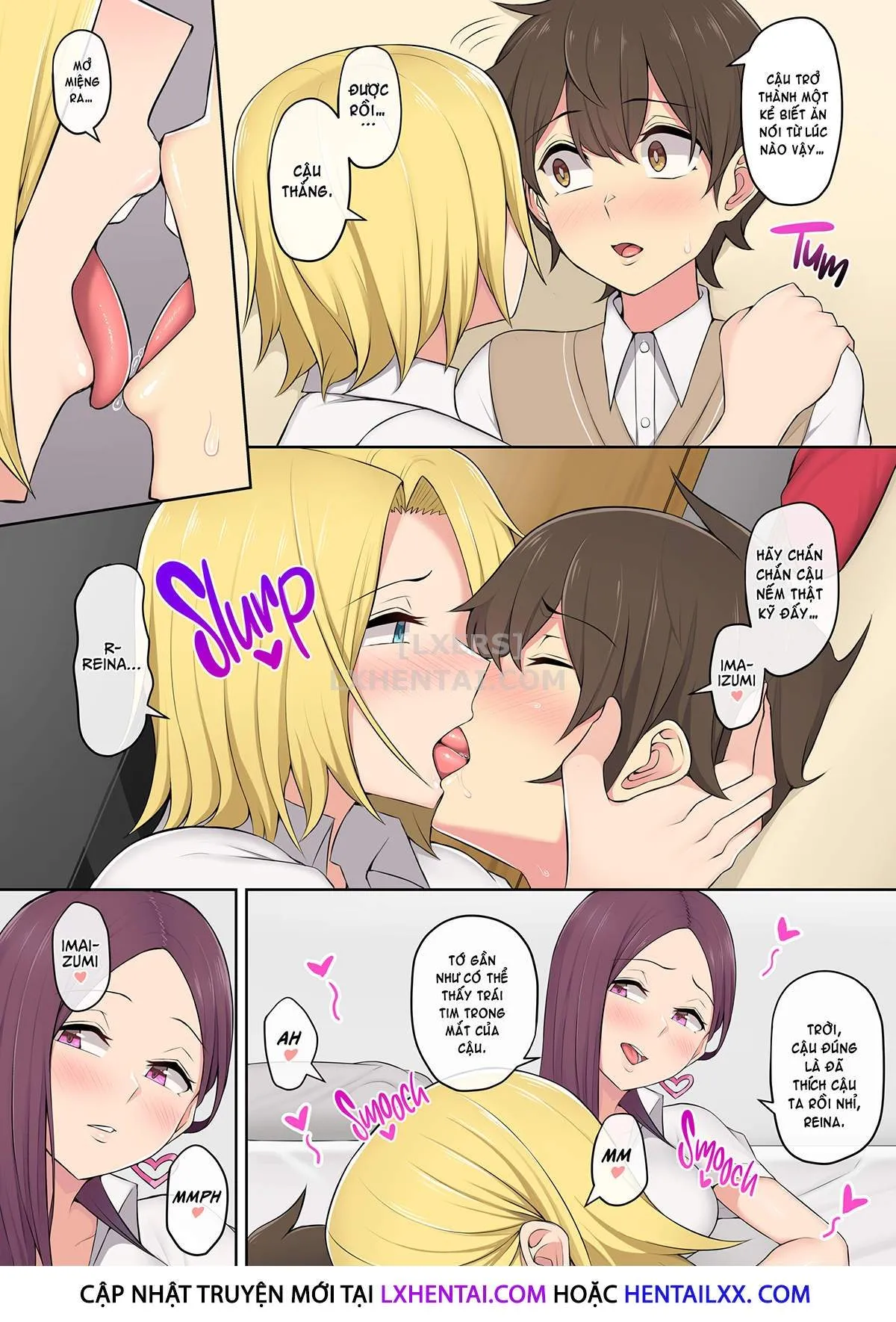 HentaiVN.net - Ảnh 8 - Imaizumi đưa cả bầy Gyaru về nhà mình - Chap 2