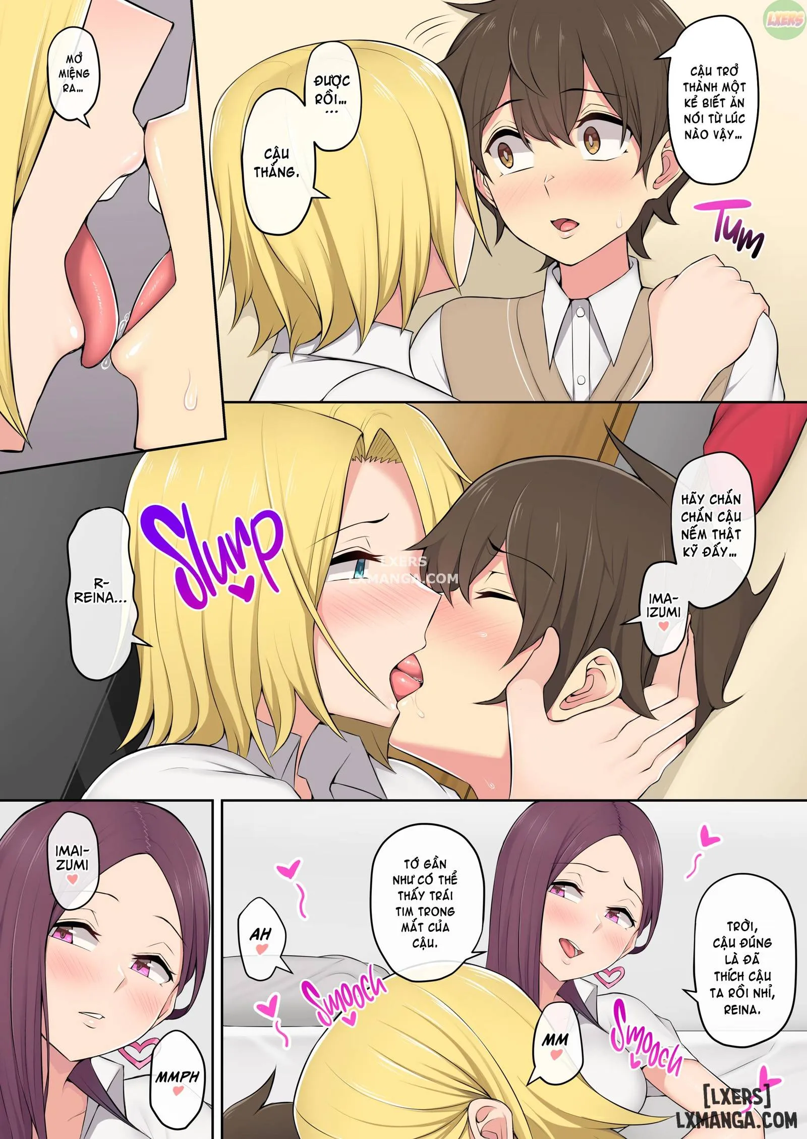 HentaiVN.net - Ảnh 8 - Imaizumi đưa cả bầy Gyaru về nhà mình - Chapter 2