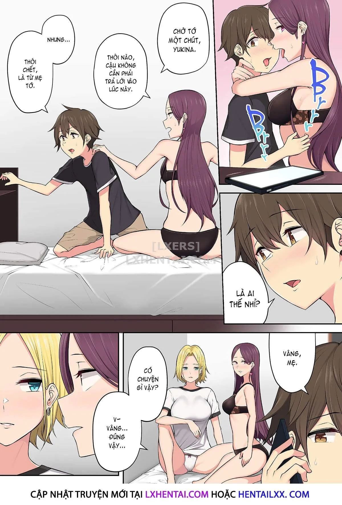HentaiVN.net - Ảnh 8 - Imaizumi đưa cả bầy Gyaru về nhà mình - Chap 3