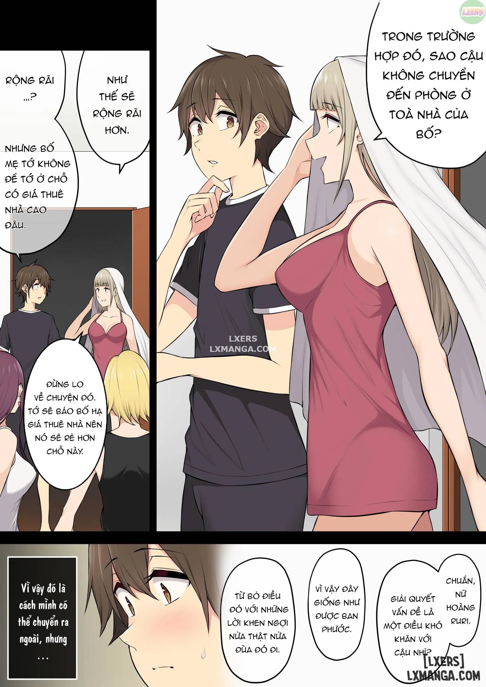 HentaiVN.net - Ảnh 8 - Imaizumi đưa cả bầy Gyaru về nhà mình - Chapter 4