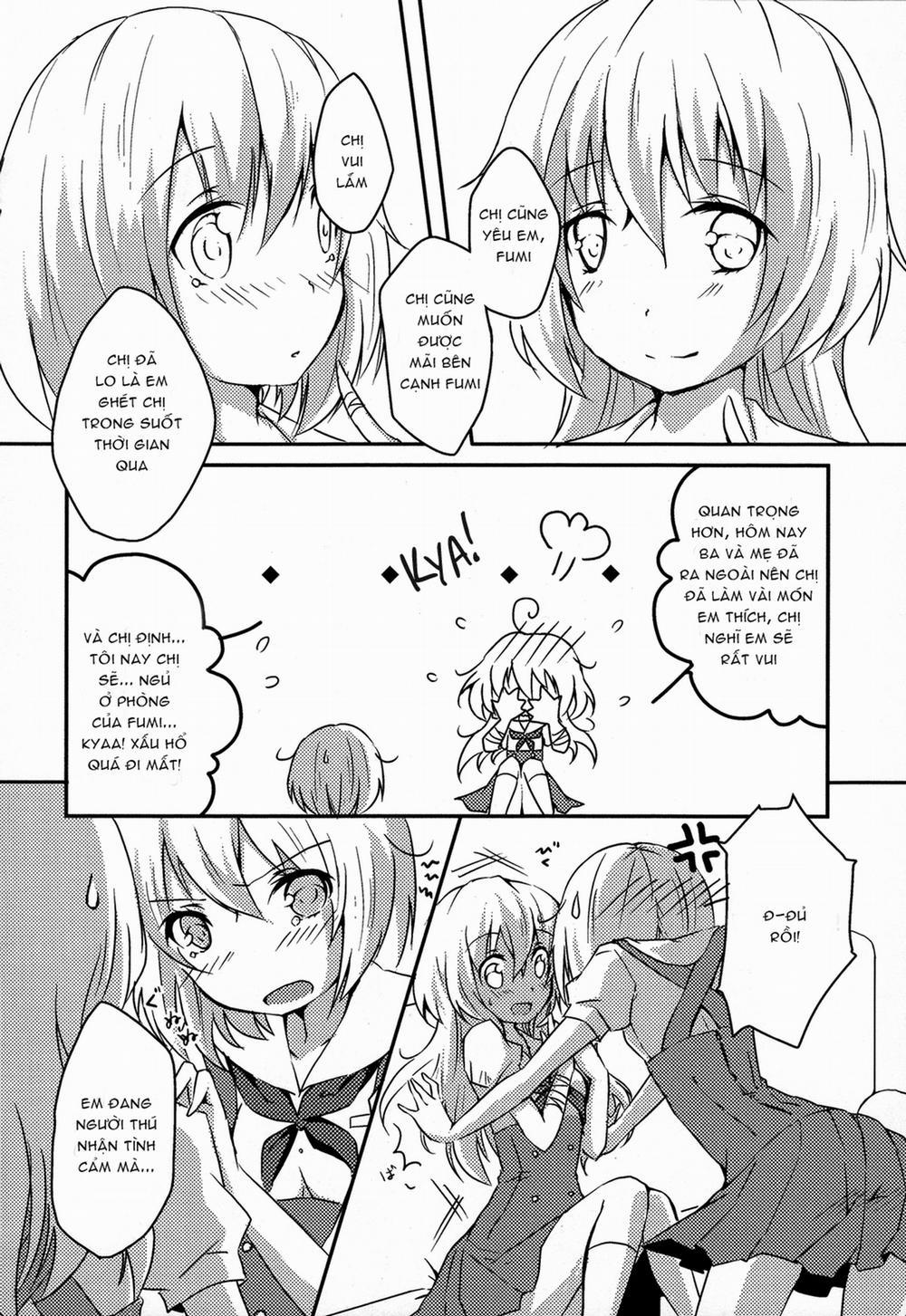 HentaiVN.net - Ảnh 8 - Đến gần với em nào! [Oneechan to Issho (Momo Yuri ~Forbidden Sisters~)] - Oneshot