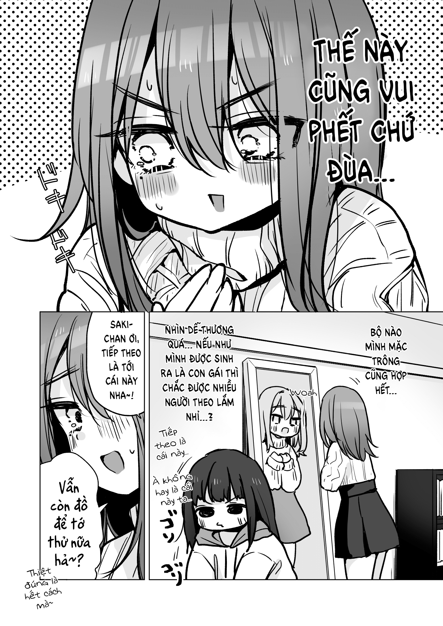 HentaiVN.net - Ảnh 8 - Tôi bị chuyển giới!? - Chap 2: Tôi bị chuyển giới!? Và được bạn gái yêu thương nhiều hơn nữa!