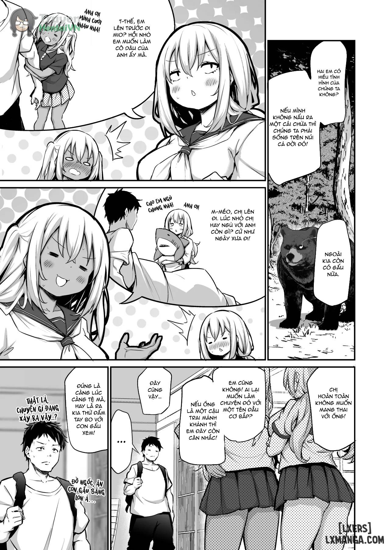 HentaiVN.net - Ảnh 8 - Imouto-tachi o Haramasenai to Derarenai Mura - Oneshot