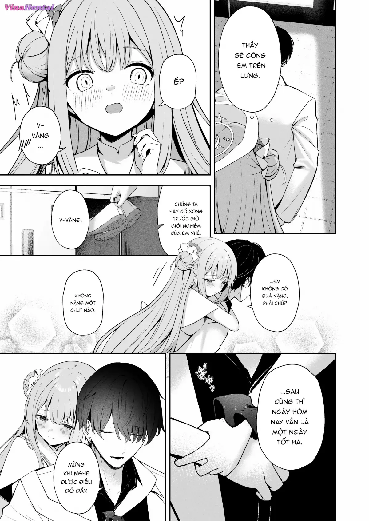 HentaiVN.net - Ảnh 8 - Tia nắng của khuyết trăng [Mikazuki no Pierce Hole; Pierce Hole of The Cresent Moon] - Oneshot