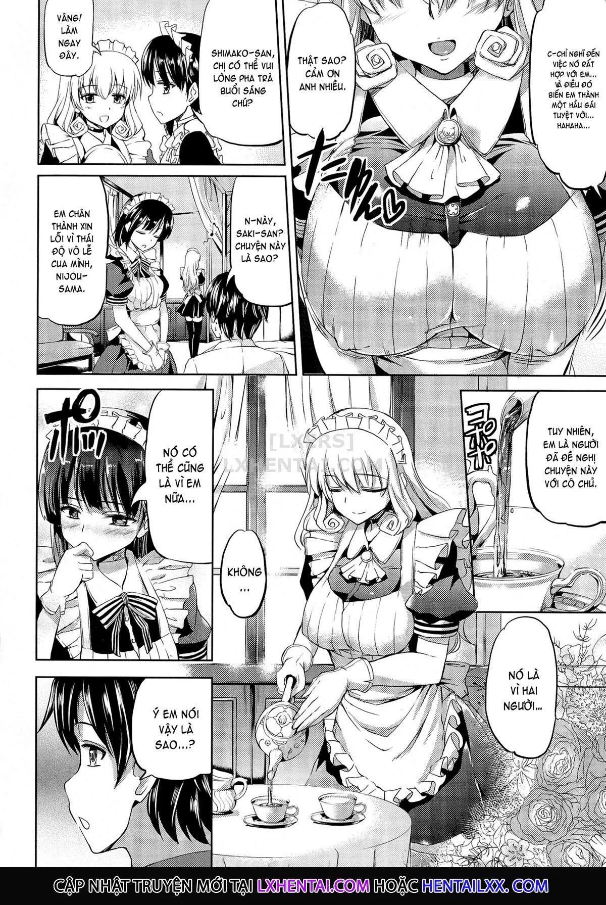 HentaiVN.net - Ảnh 8 - Ojousama No Maid Jijou - Chap 9