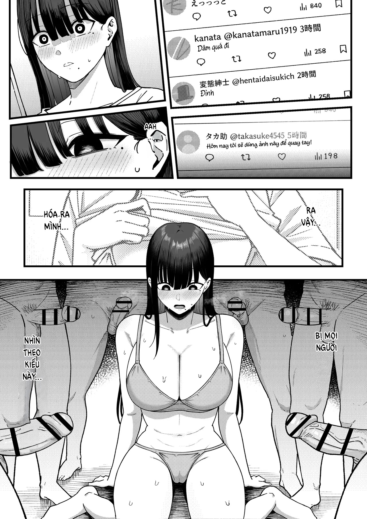HentaiVN.net - Ảnh 9 - Anotoki Futteshimatta Moto Inkya no Onna Tomodati ga Ura Aka Haisinsya ni Natta Riyuu. - Oneshot