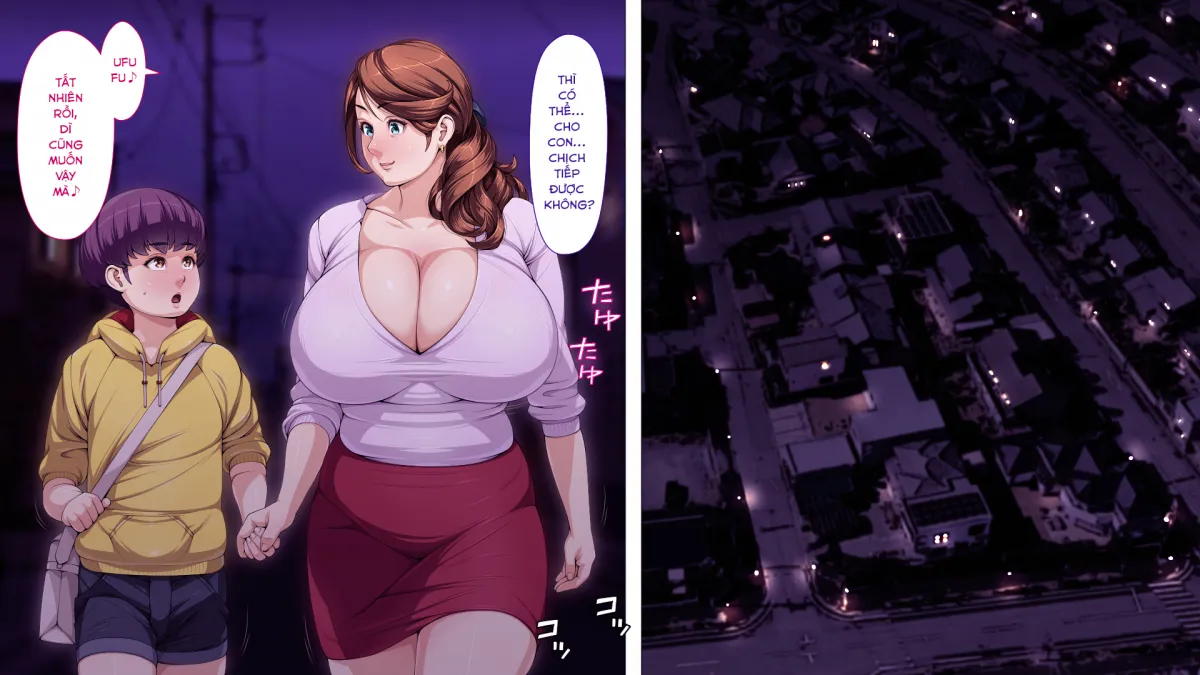 HentaiVN.net - Ảnh 8 - Oba-san to Boku no H na Obenkyou - Chap 12
