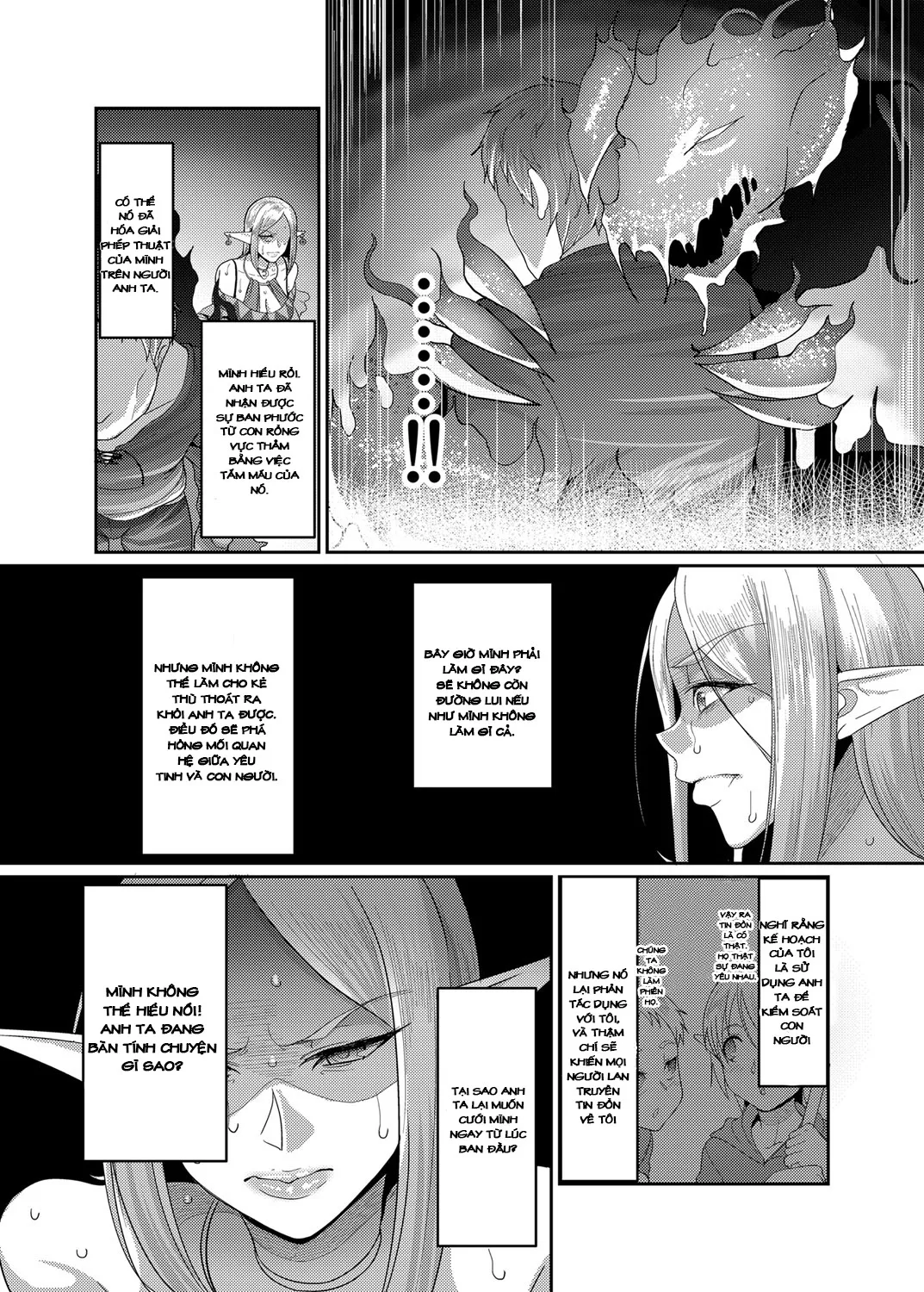 HentaiVN.net - Ảnh 8 - Takabisha Elf Kyousei Konin - Chap 1
